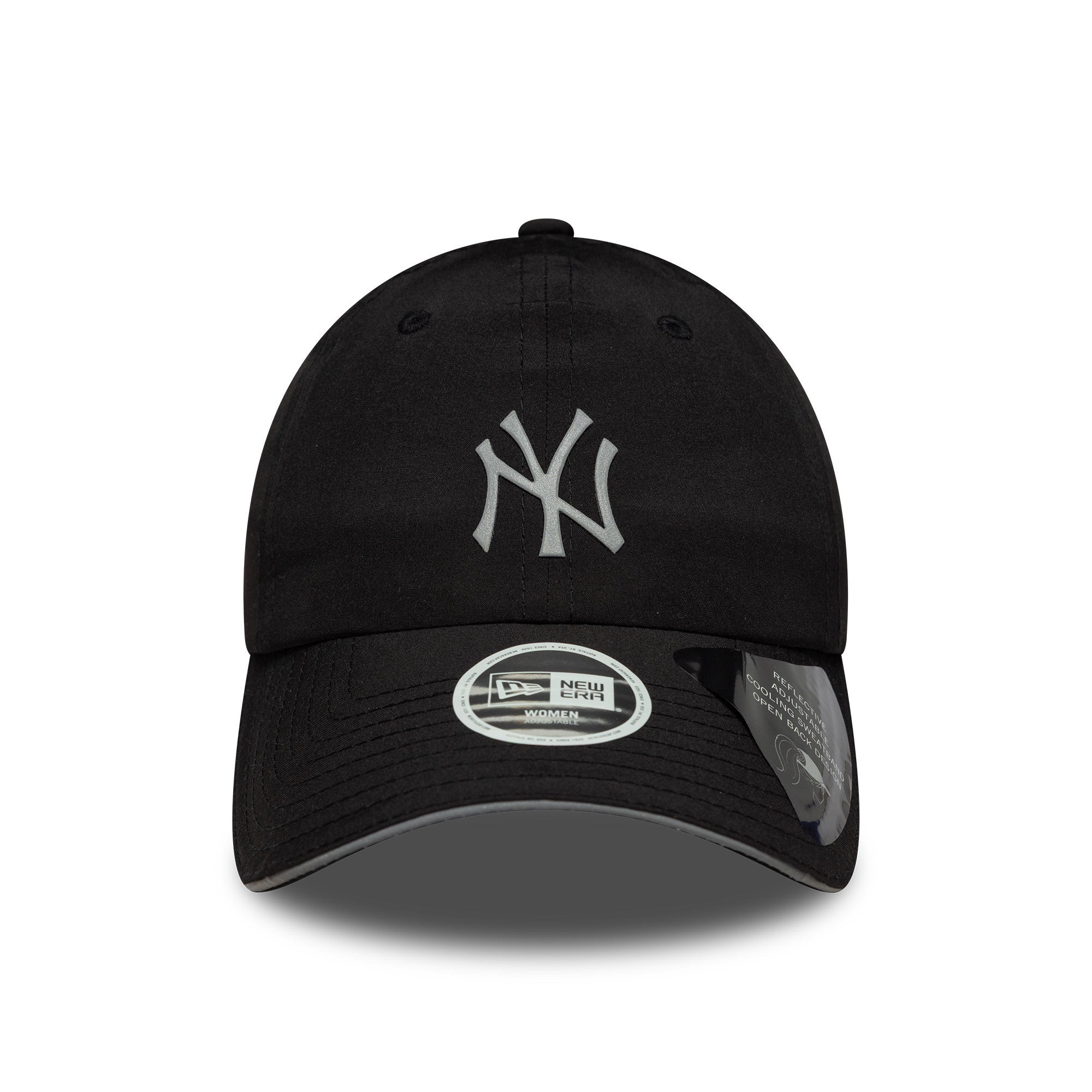 New York Yankees Womens MLB Pony Tail Black Open Back Cap