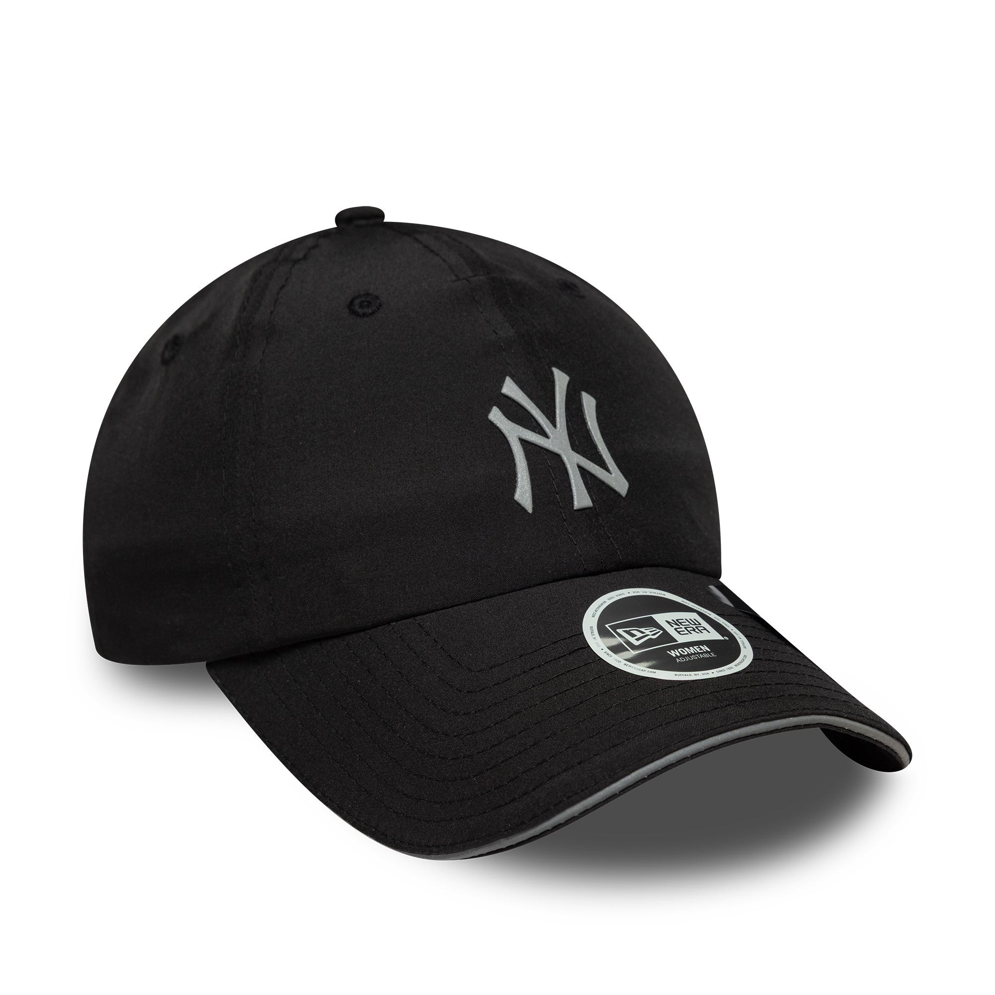 New York Yankees Womens MLB Pony Tail Black Open Back Cap