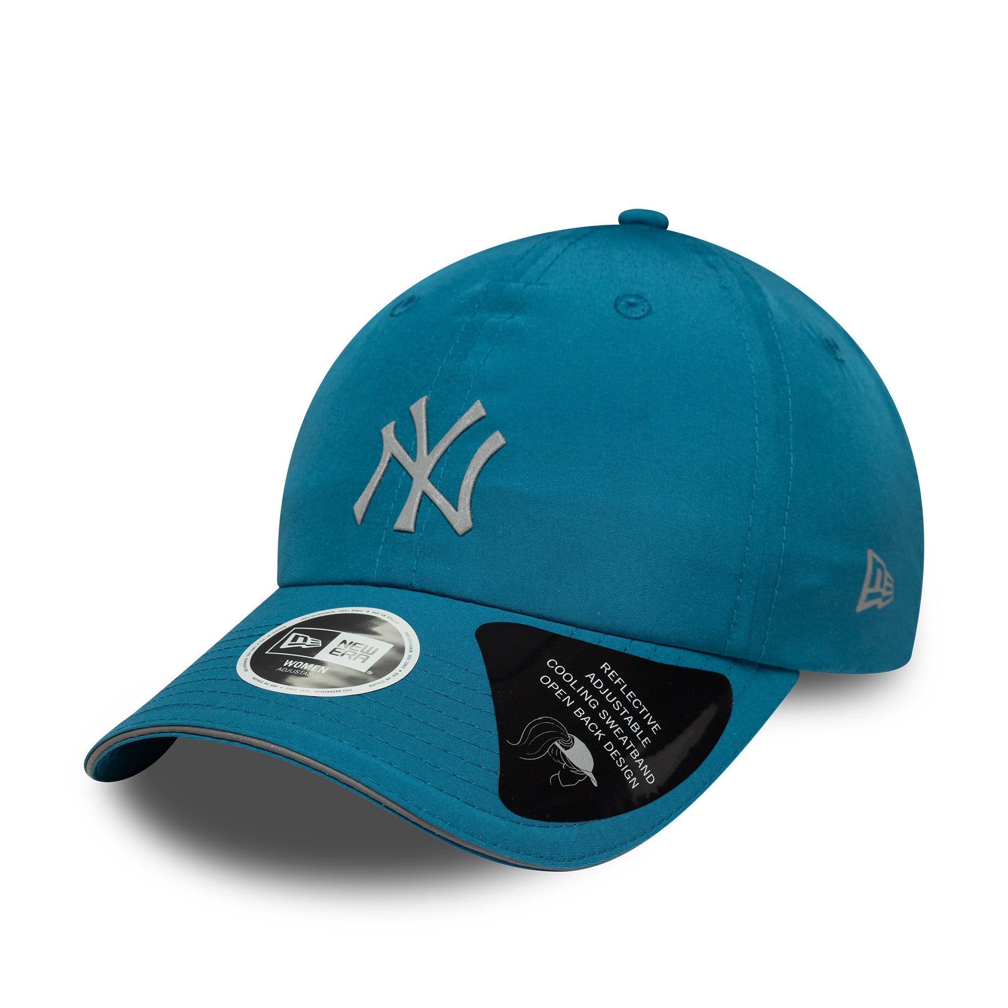New York Yankees Womens MLB Pony Tail Blue Open Back Cap