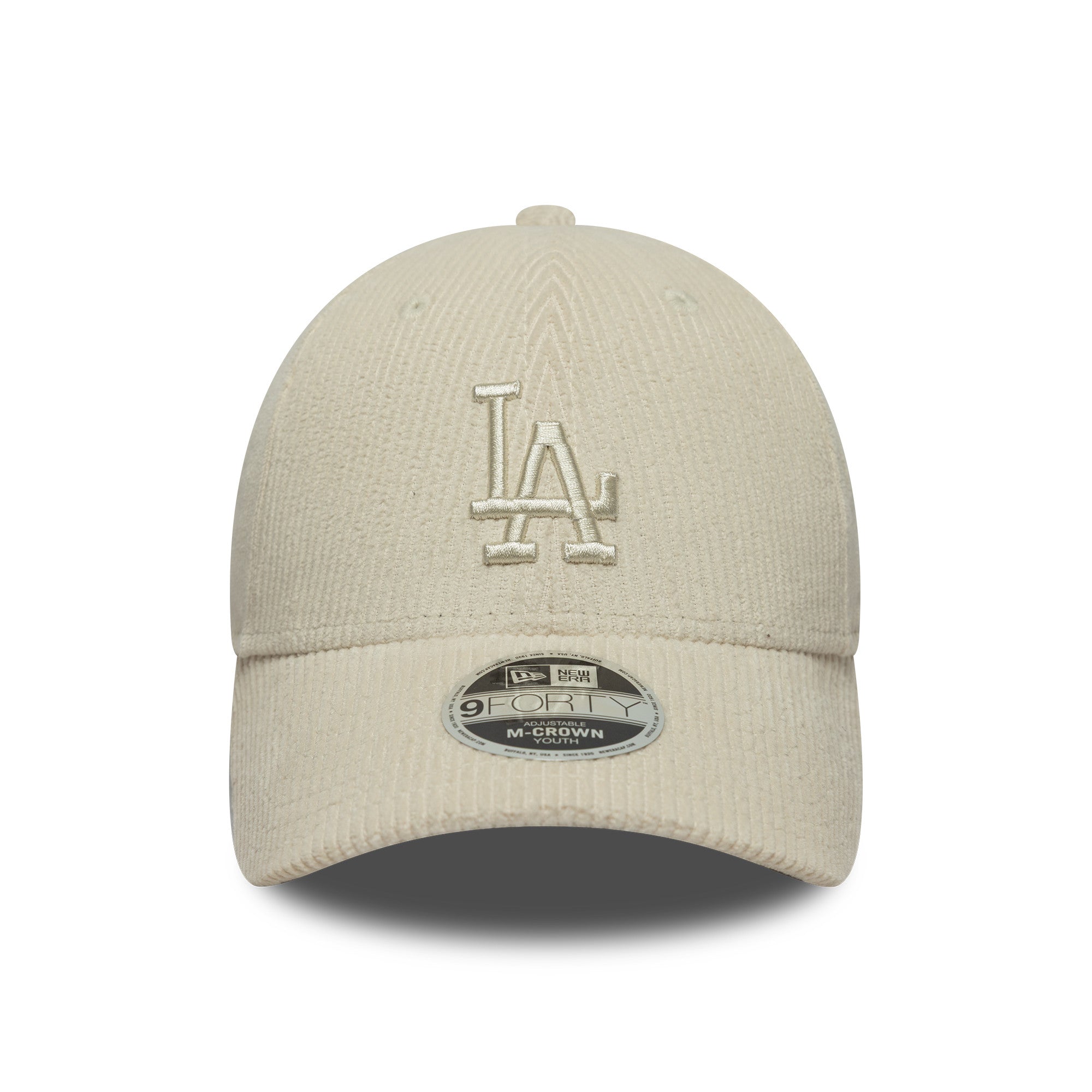 LA Dodgers Youth MLB Cord Cream 9FORTY M-Crown Cap