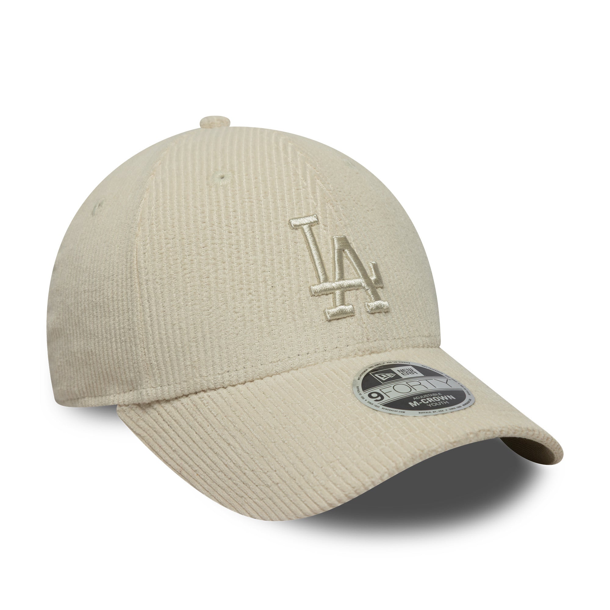 LA Dodgers Youth MLB Cord Cream 9FORTY M-Crown Cap
