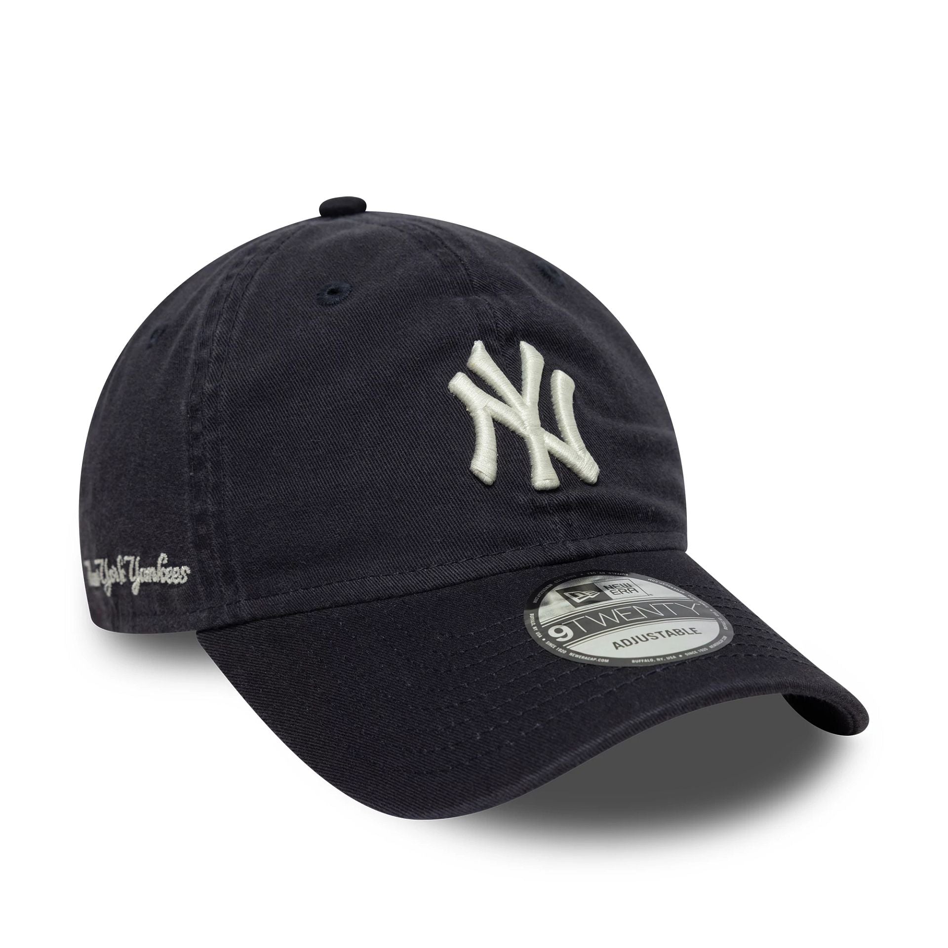 New York Yankees MLB Washed Script Navy 9TWENTY Cap
