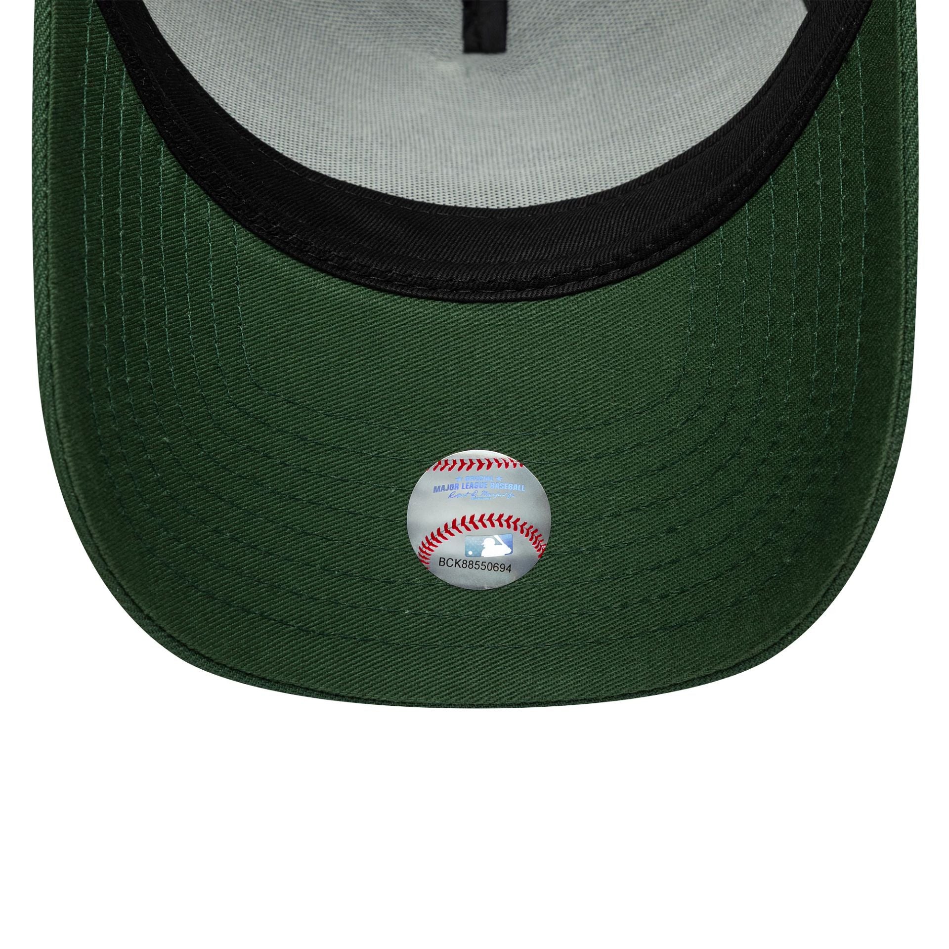 New York Yankees MLB Outline Script Dark Green 9FORTY E-Frame Cap