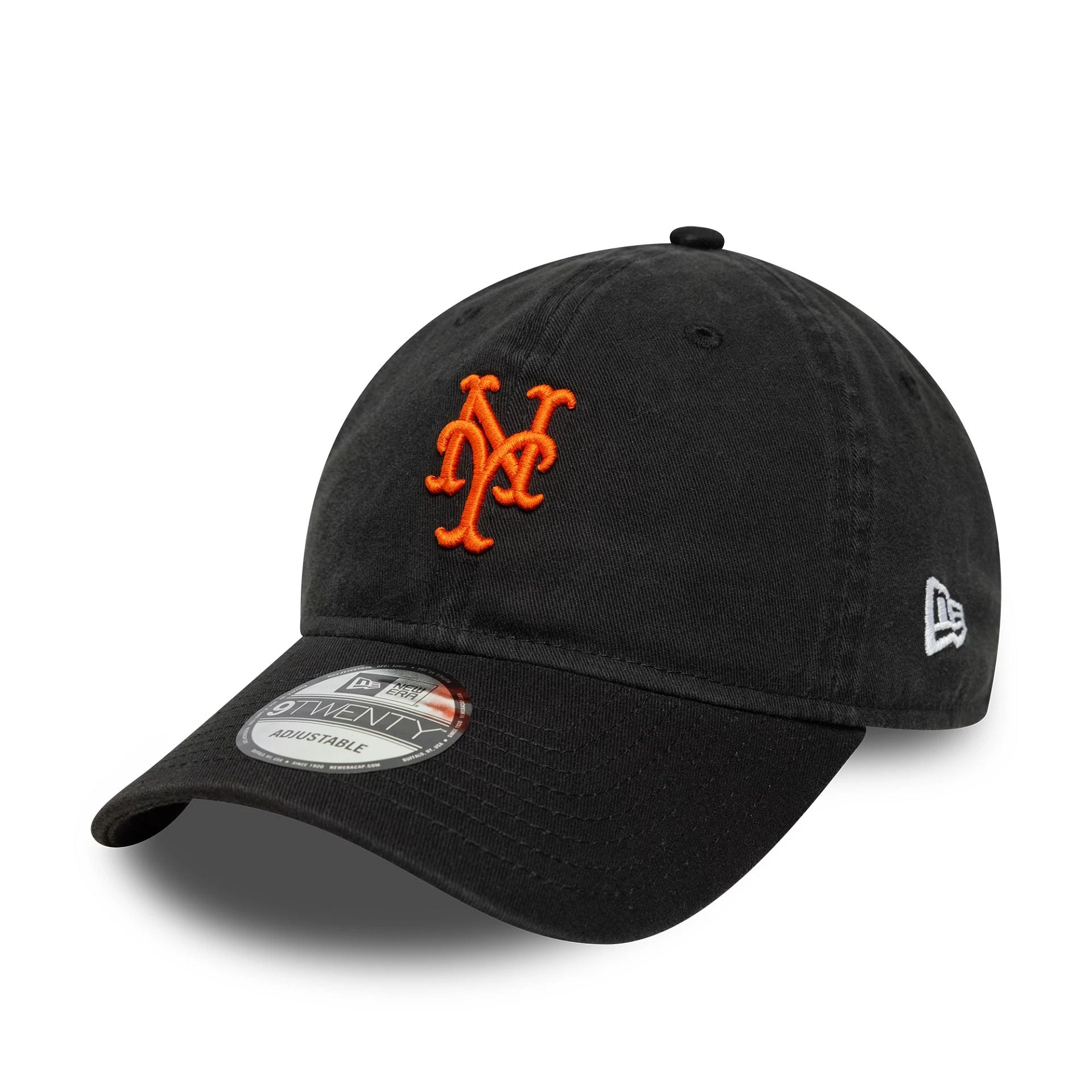 New York Mets MLB Washed Script Black 9TWENTY Cap