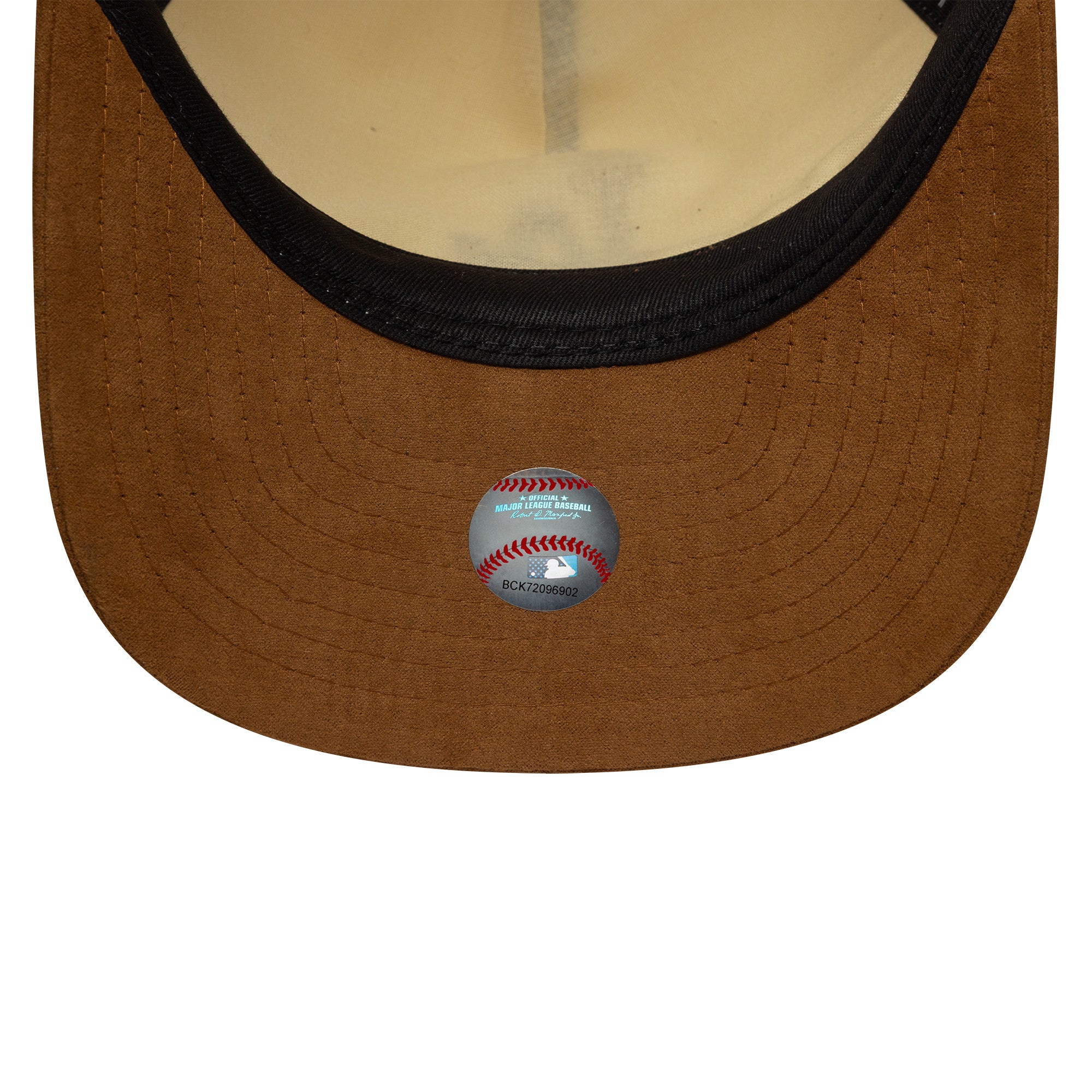 LA Dodgers MLB Suede Visor Light Beige 9FIFTY A-Frame Snapback Cap