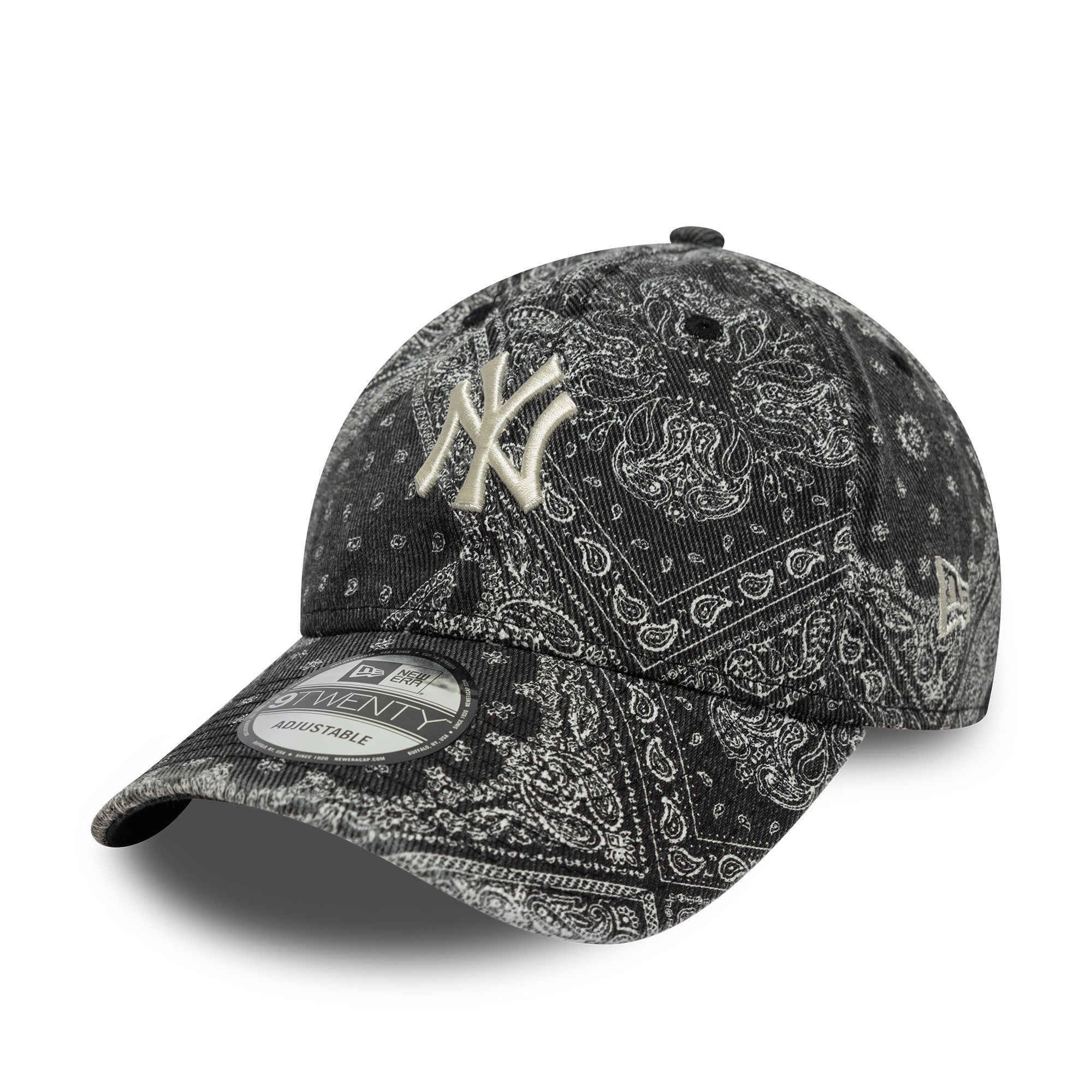 New York Yankees MLB Washed Paisley Black 9TWENTY Cap