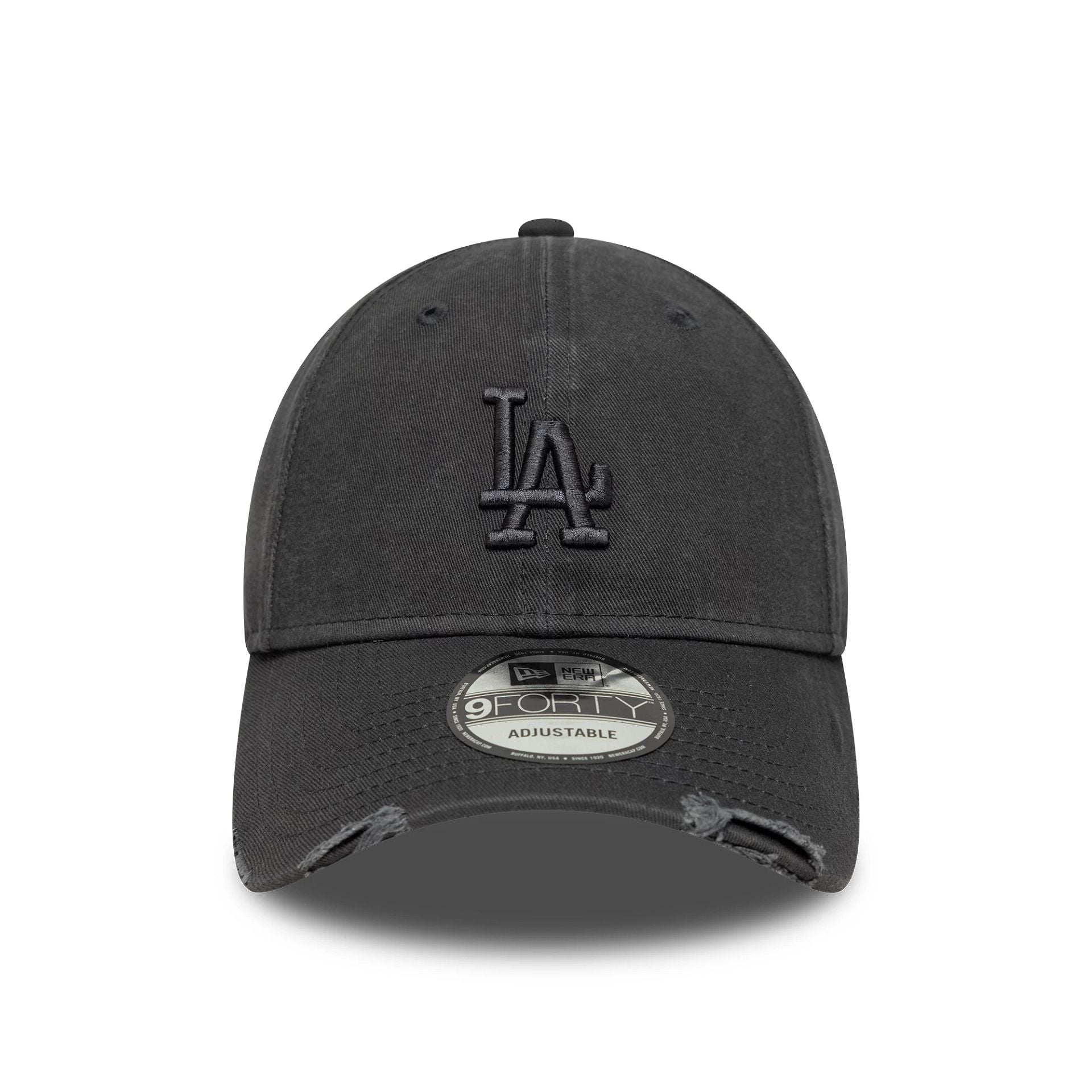LA Dodgers MLB Washed Distressed Charcoal 9FORTY Cap