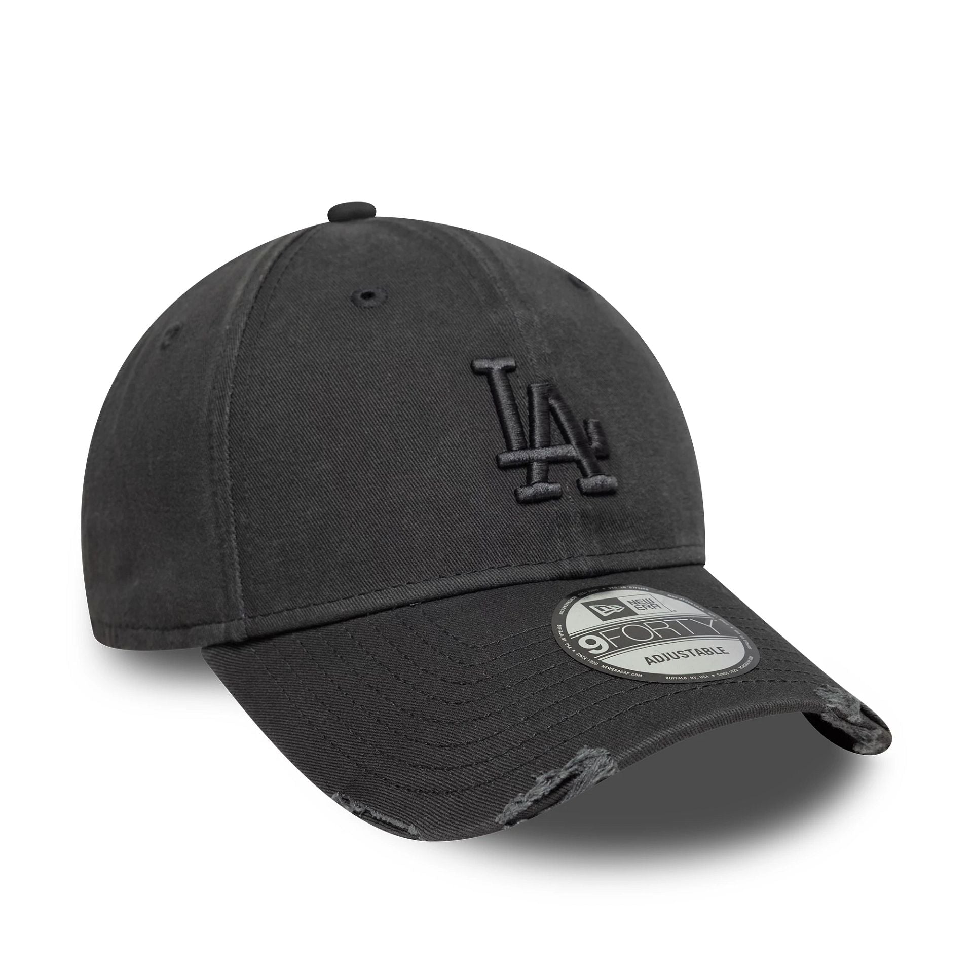 LA Dodgers MLB Washed Distressed Charcoal 9FORTY Cap