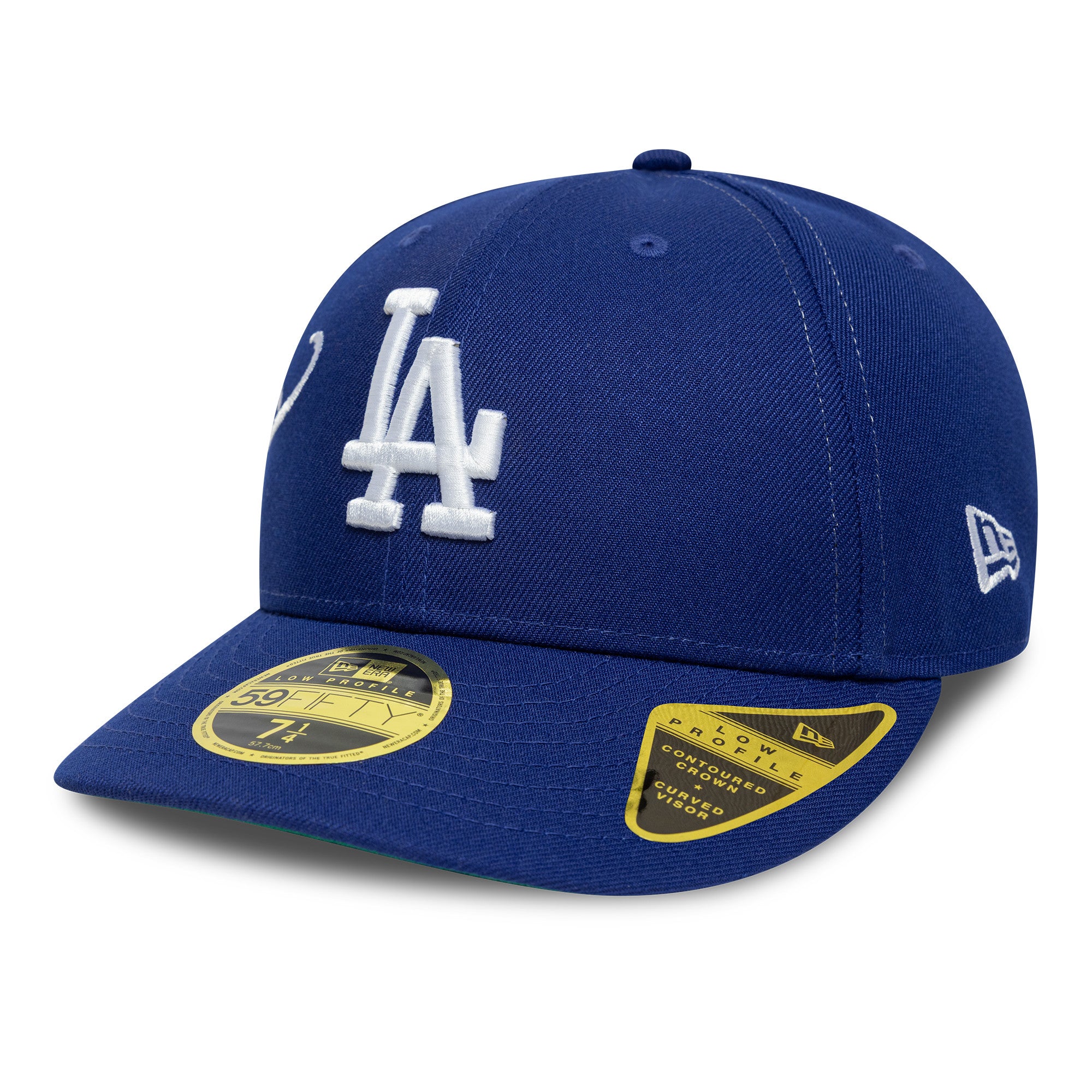 LA Dodgers MLB Est Script Dark Blue Low Profile 59FIFTY Fitted Cap