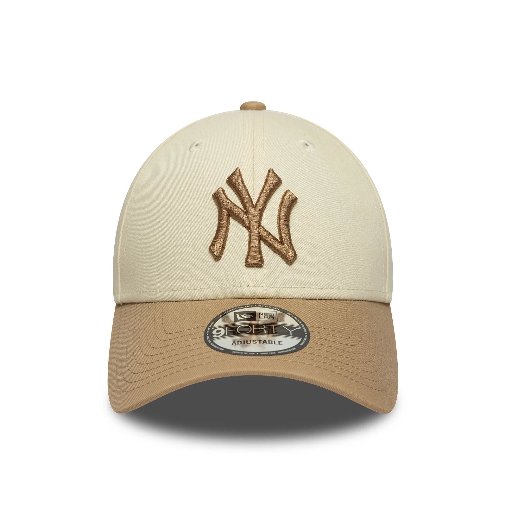 New York Yankees MLB Colour Block Cream 9FORTY Cap