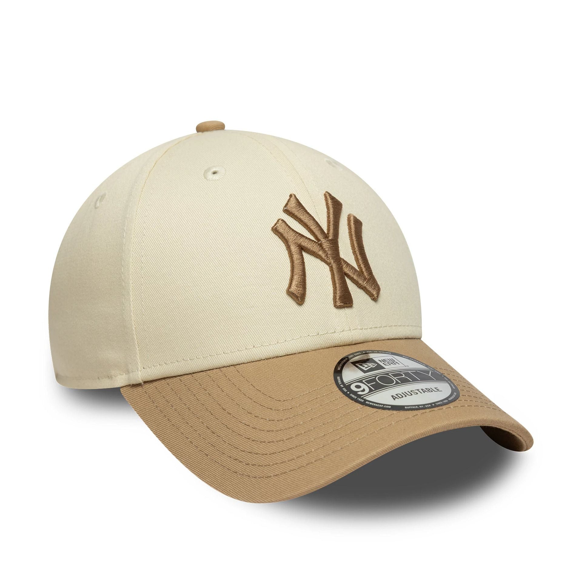 New York Yankees MLB Colour Block Cream 9FORTY Cap