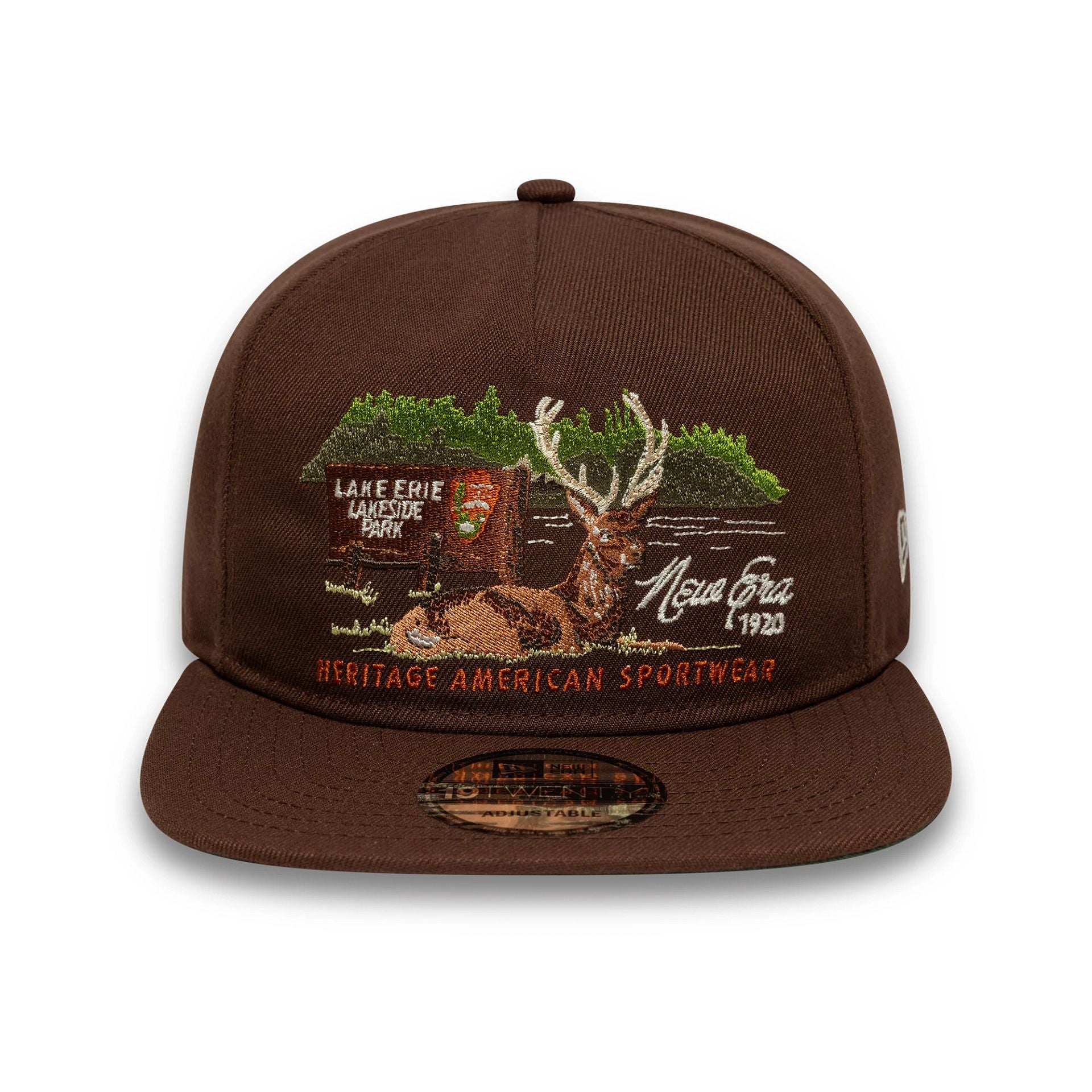 New Era Outdoor Graphic Brown 19TWENTY Adjustable Cap