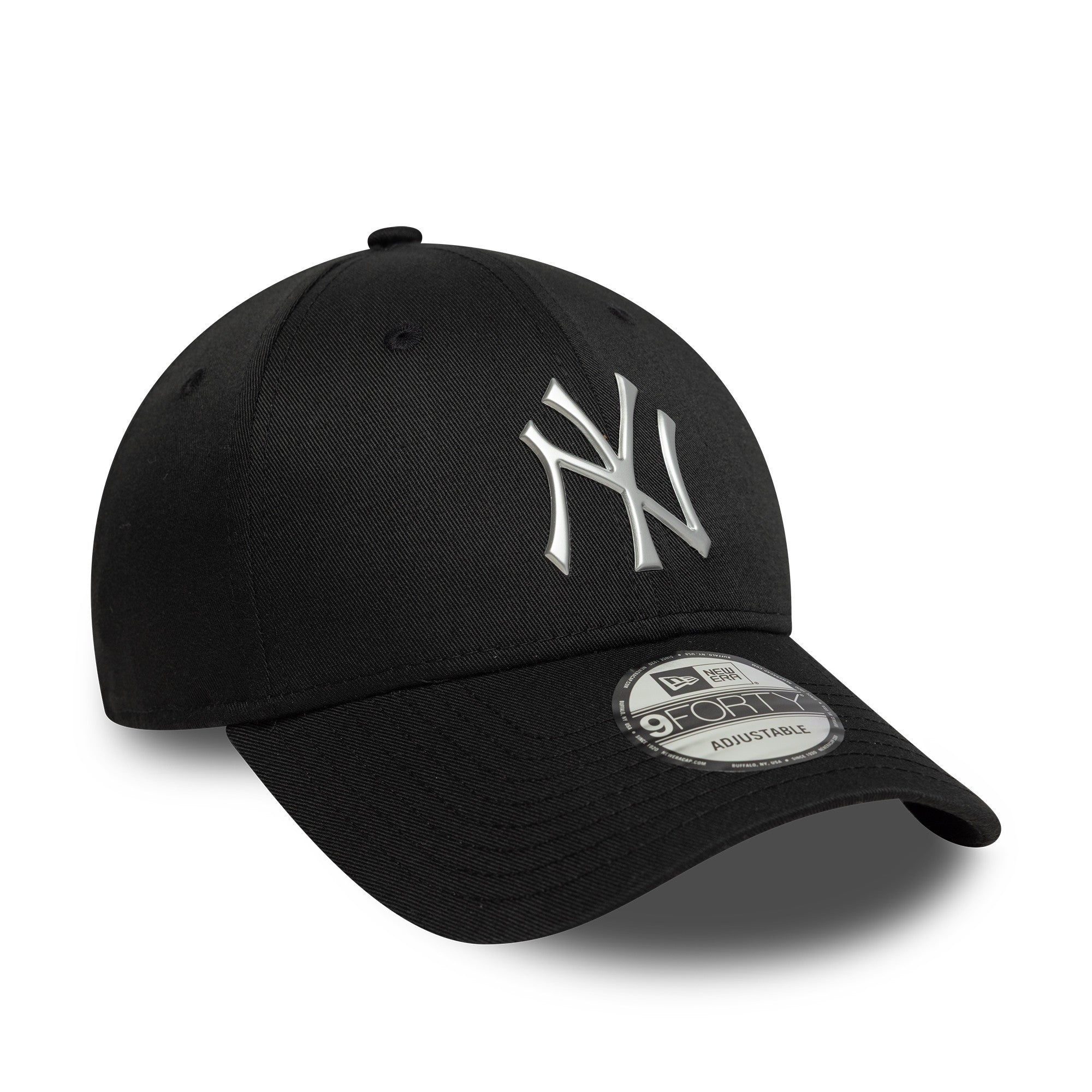 New York Yankees MLB Metallic Black 9FORTY Cap