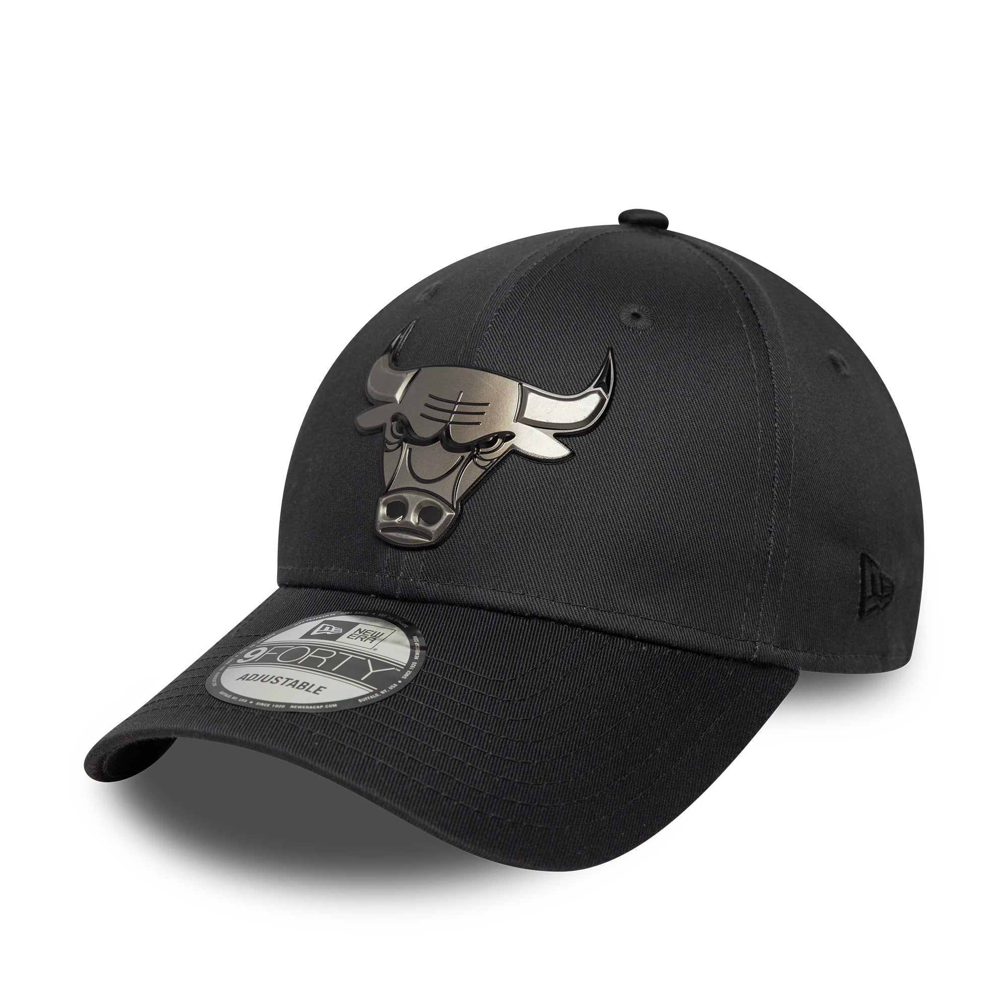 Chicago Bulls NBA Metallic Charcoal 9FORTY Cap