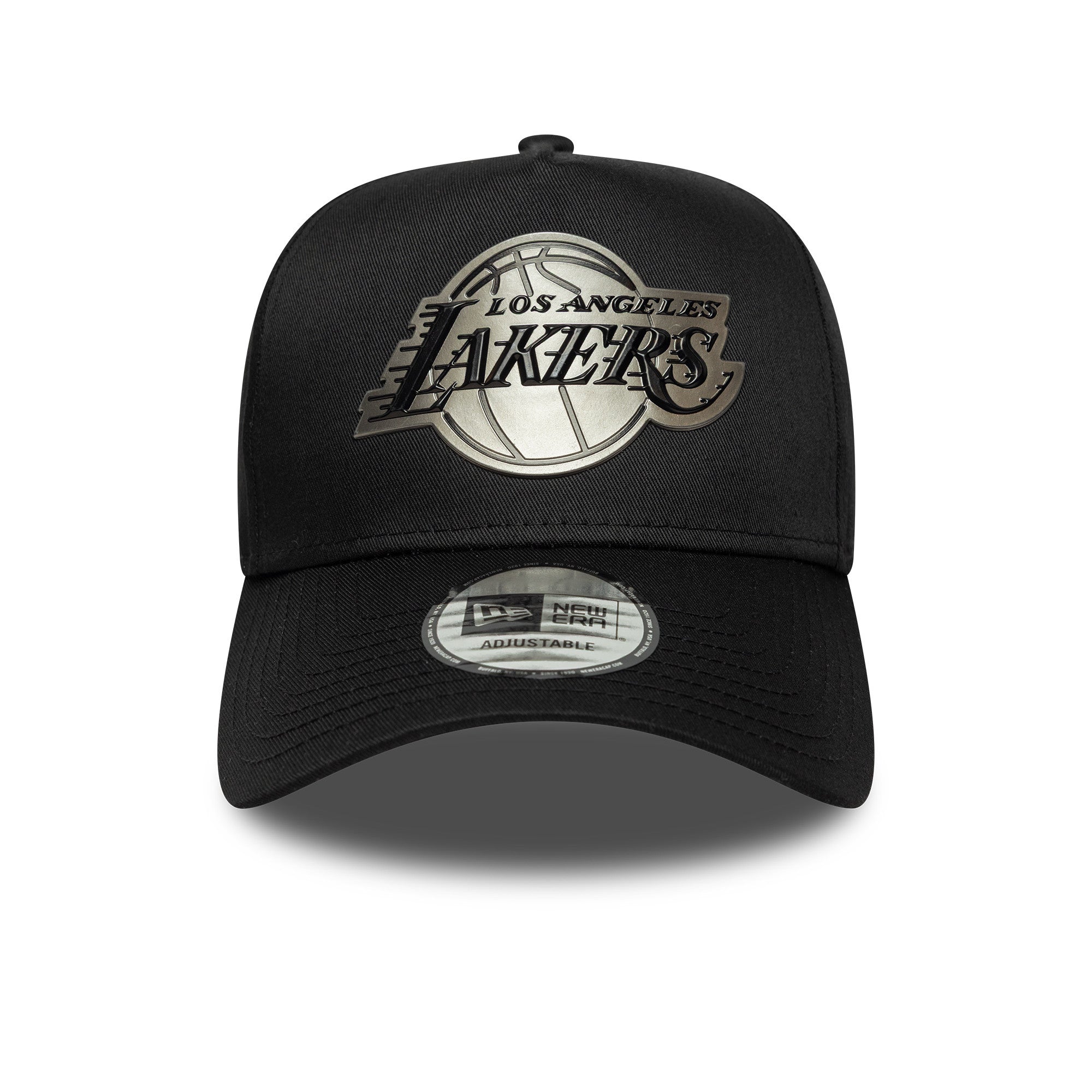 LA Lakers NBA Metallic Black 9FORTY E-Frame Cap