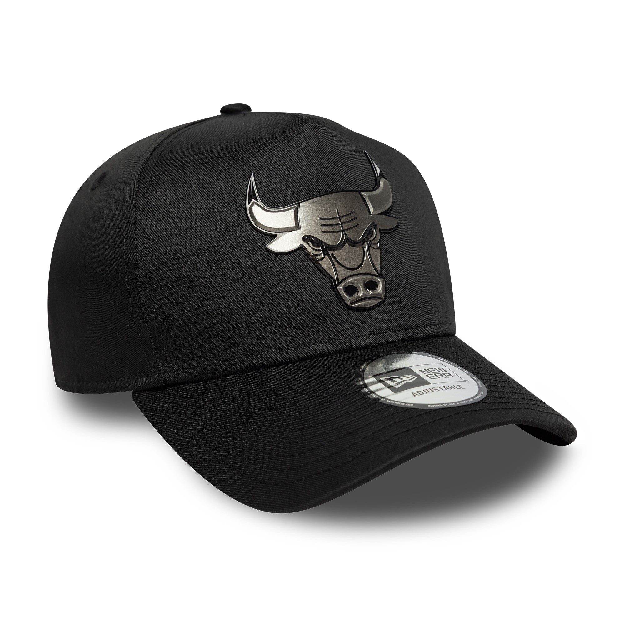 Chicago Bulls NBA Metallic Black 9FORTY E-Frame Cap