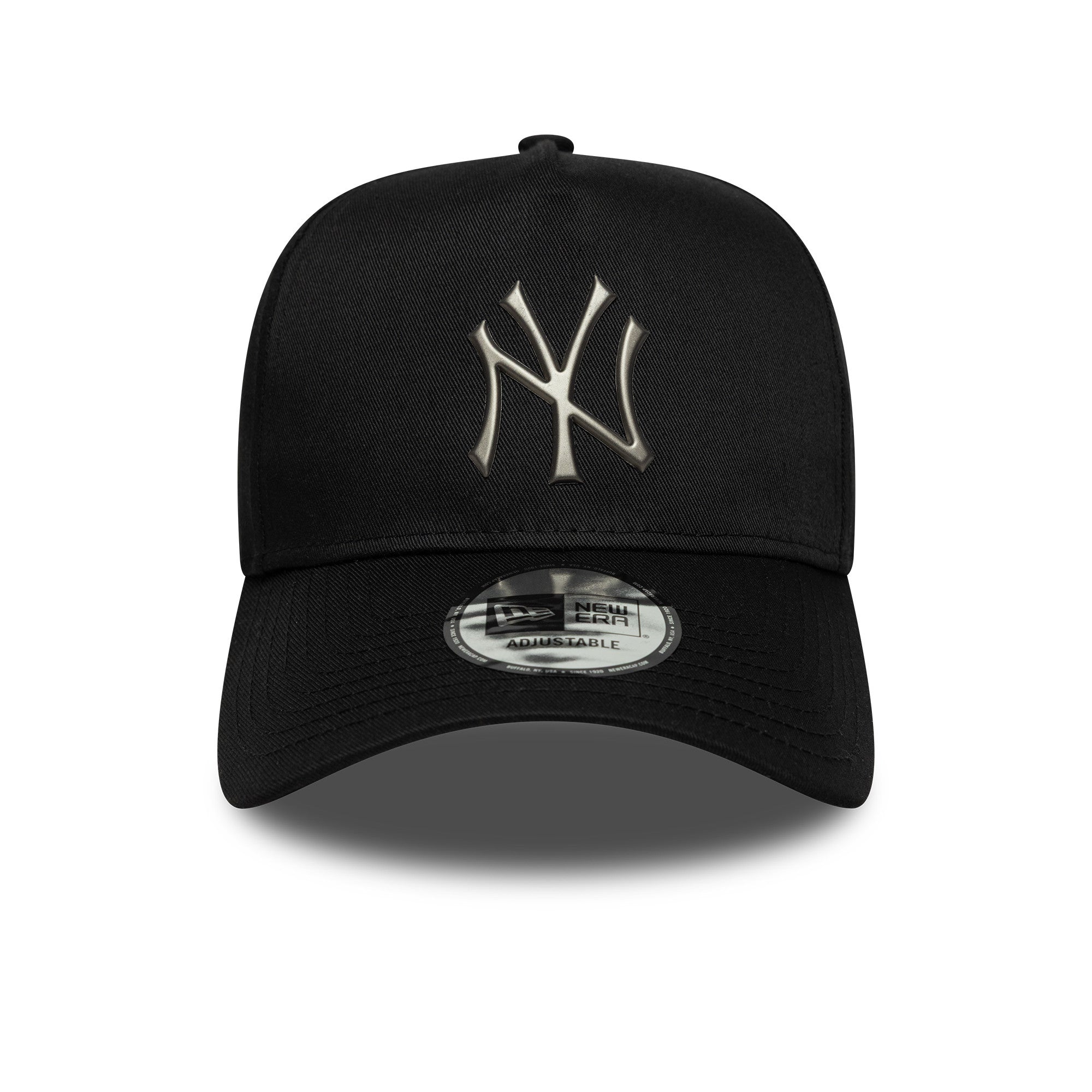 New York Yankees MLB Metallic Black 9FORTY E-Frame Cap