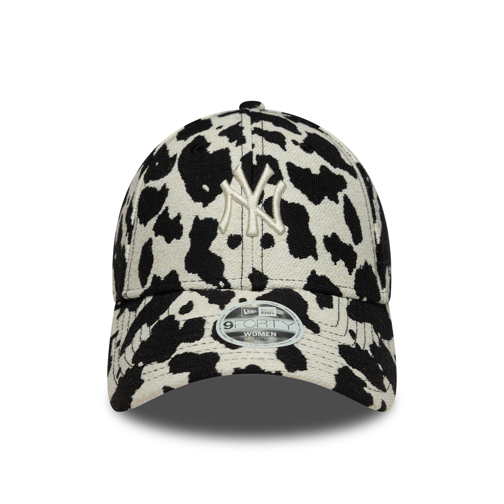 New York Yankees Womens MLB Cow Midi Black 9FORTY Cap