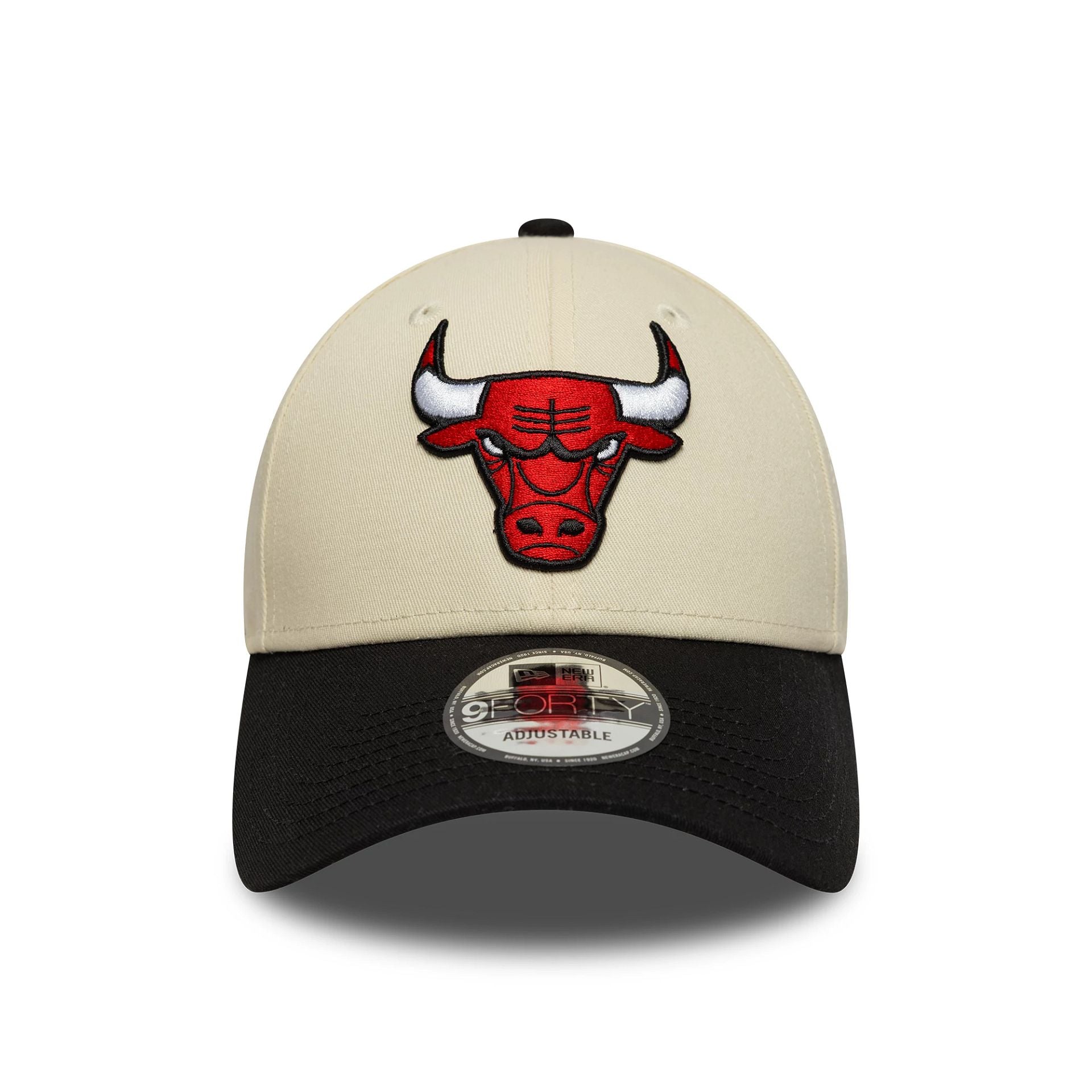 Chicago Bulls NBA Colour Block Cream 9FORTY Cap