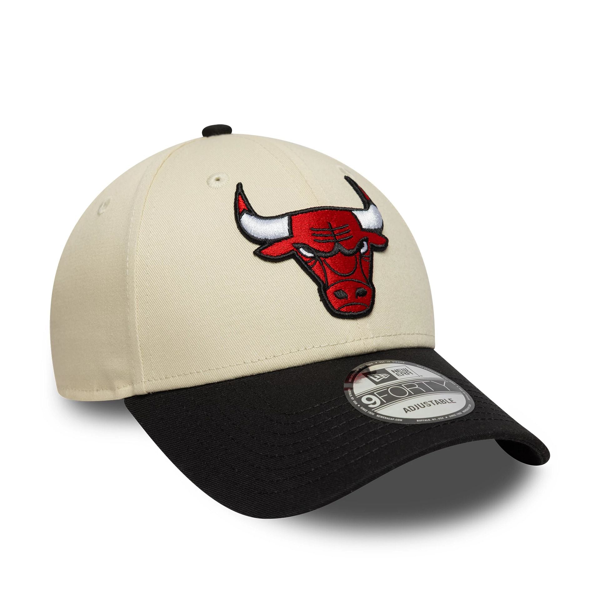 Chicago Bulls NBA Colour Block Cream 9FORTY Cap