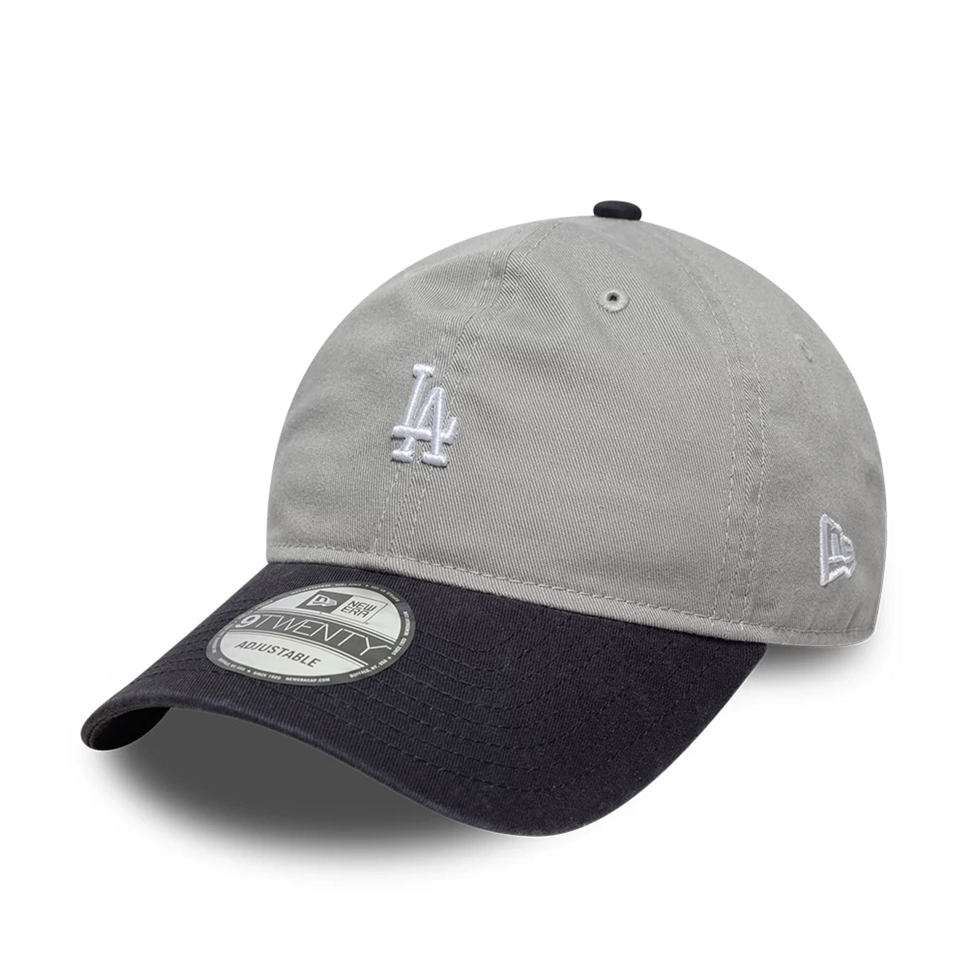 LA Dodgers MLB Washed Contrast Grey 9TWENTY Adjustable Cap