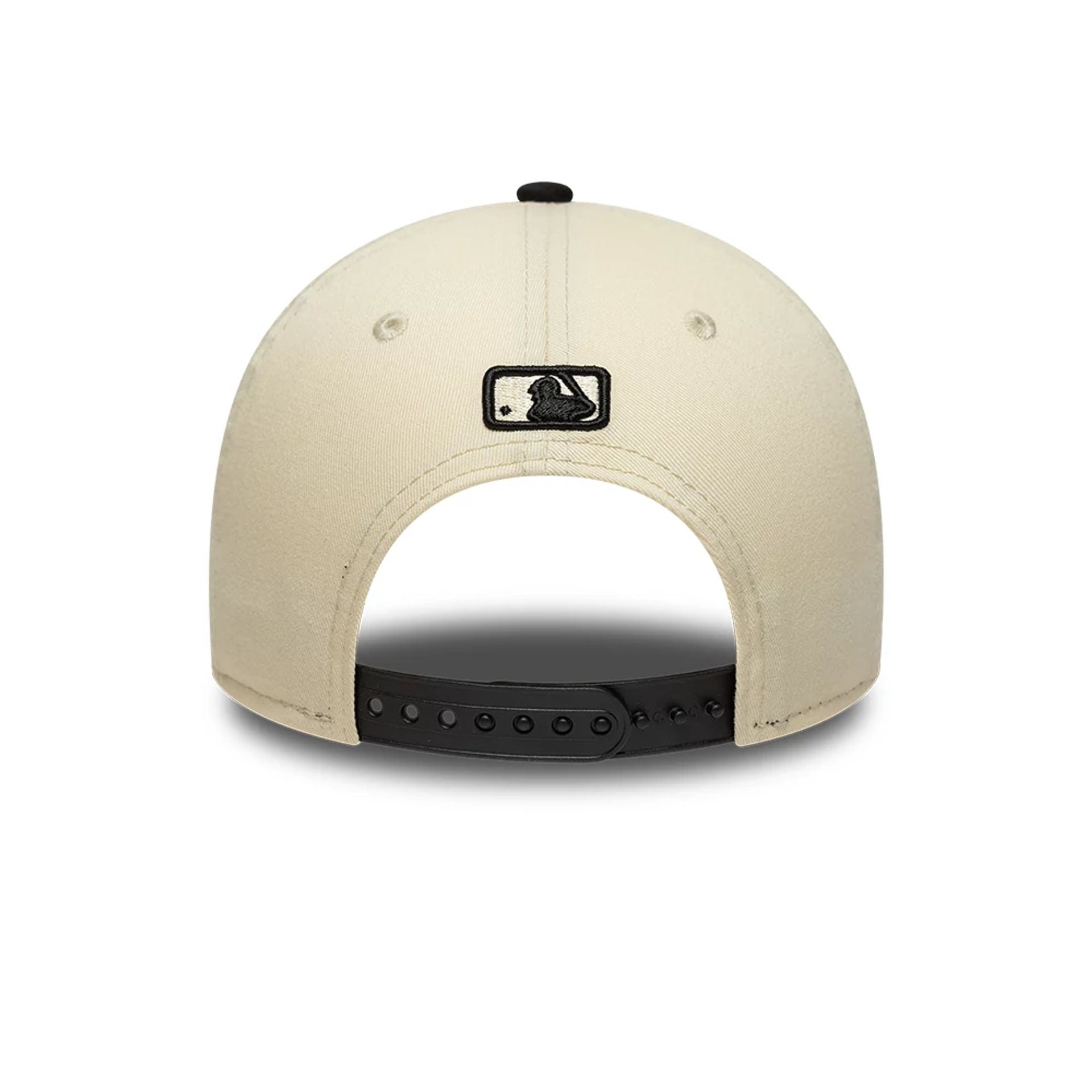 New York Mets MLB Side Script Cream 9FORTY M-Crown Adjustable Cap
