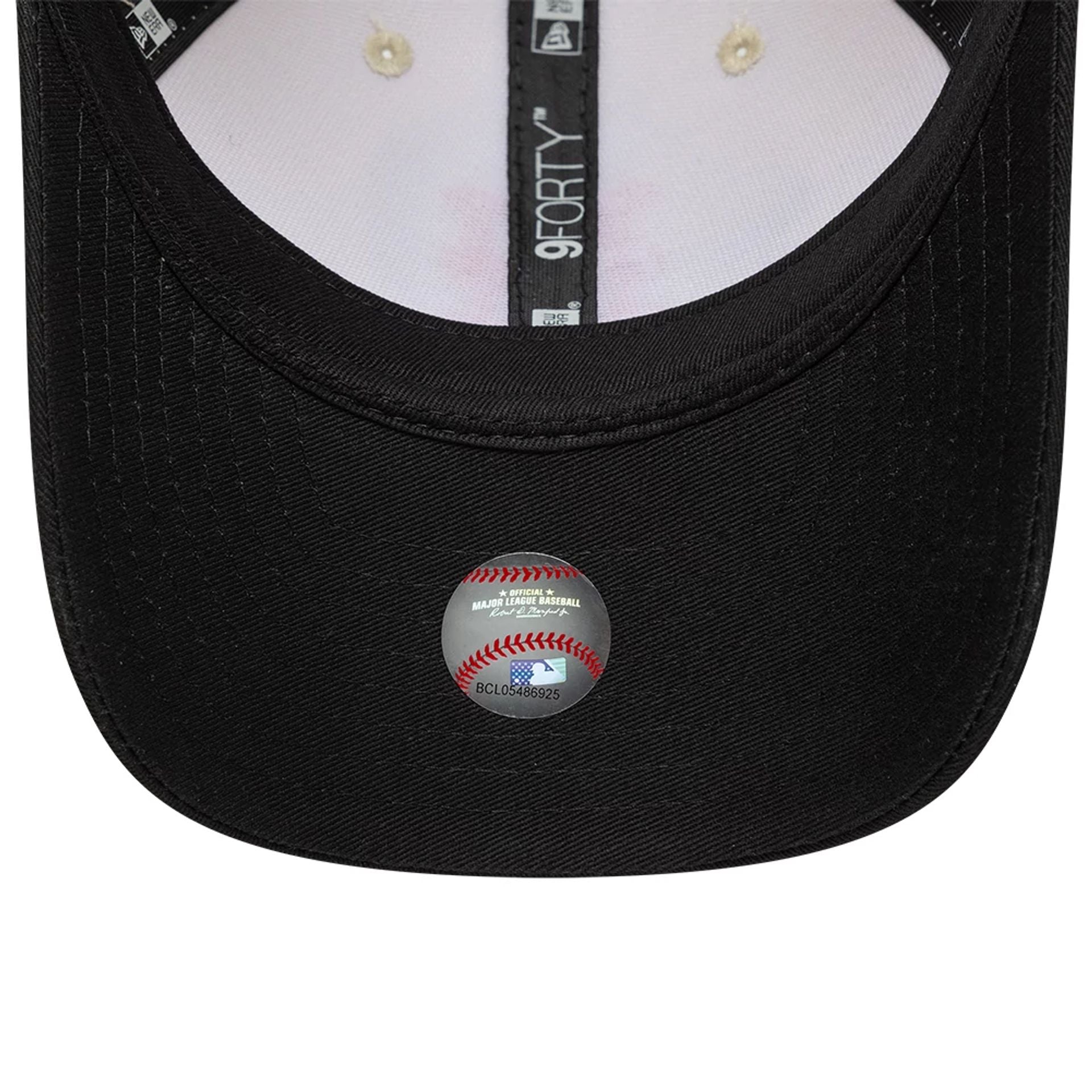 New York Mets MLB Side Script Cream 9FORTY M-Crown Adjustable Cap