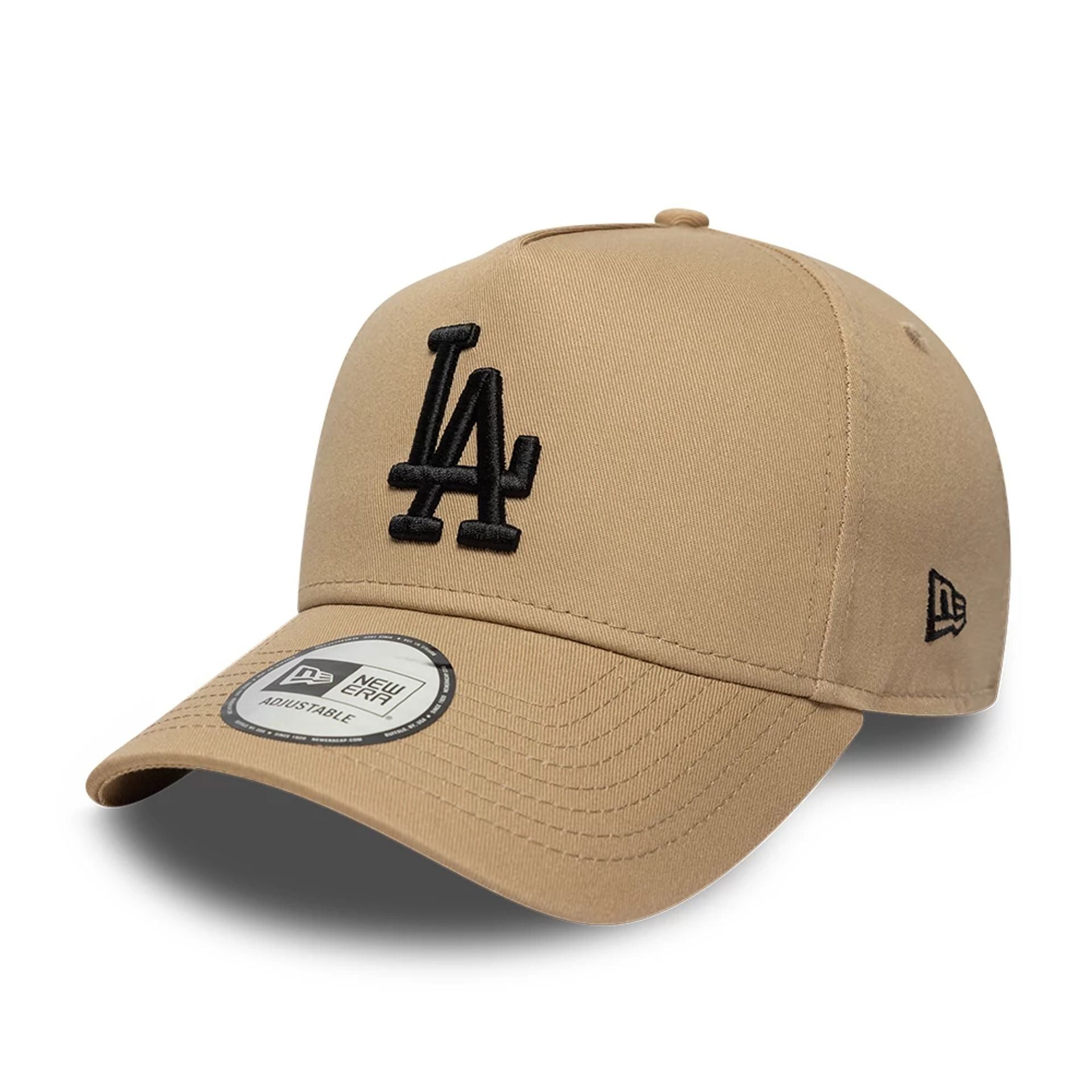 LA Dodgers MLB League Essential Light Beige 9FORTY E-Frame Adjustable Cap
