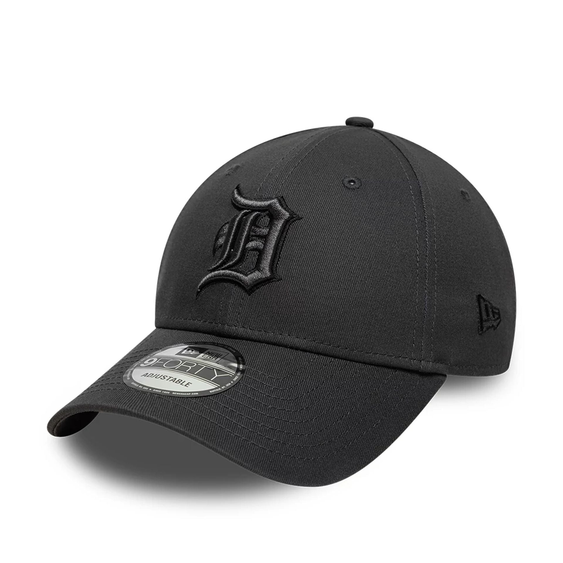 Detroit Tigers MLB Team Outline Charcoal 9FORTY Adjustable Cap