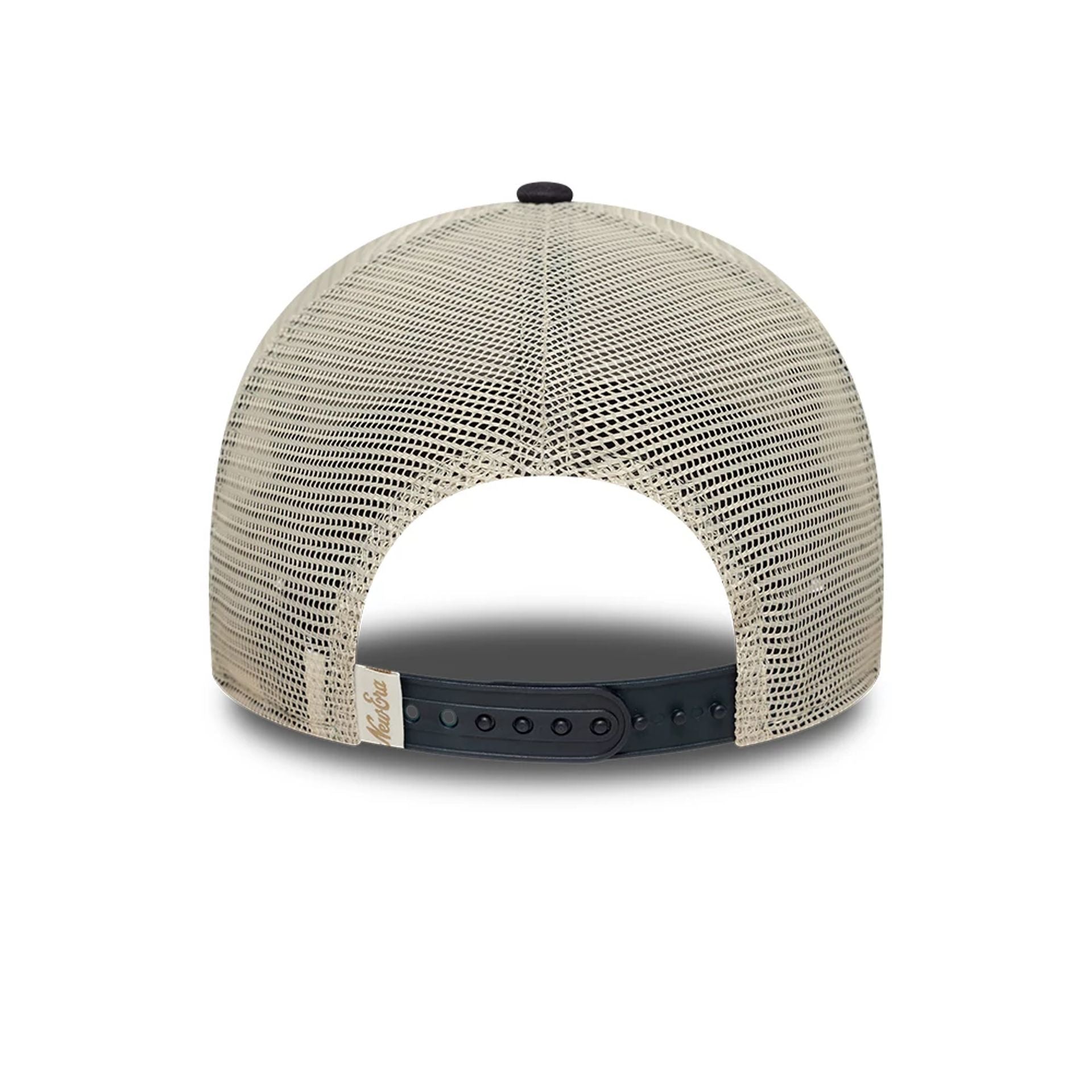 New Era Light Beige 9FORTY M-Crown A-Frame Trucker Adjustable Cap