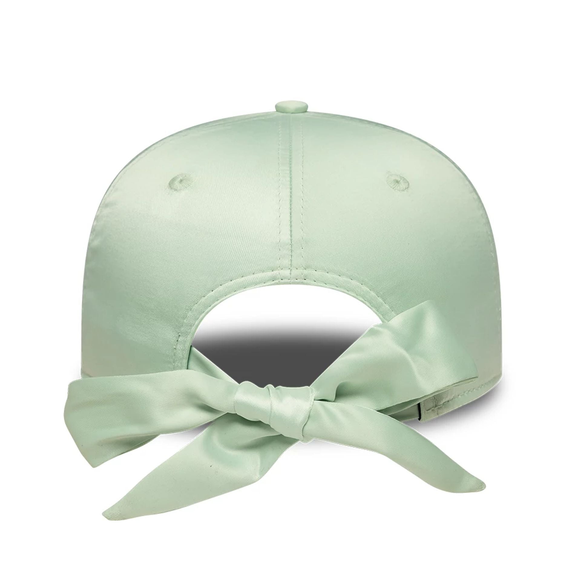 LA Dodgers Womens MLB Satin Bow Back Pastel Green 9FORTY Adjustable Cap