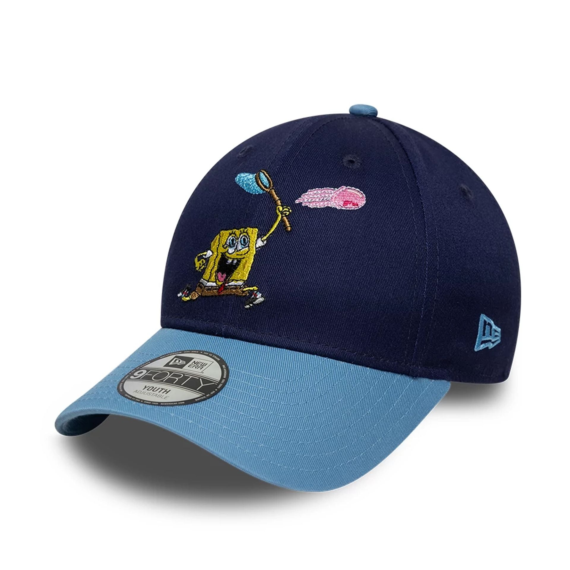 Youth Spongebob Squarepants Jellyfishing Dark Blue 9FORTY Adjustable Cap