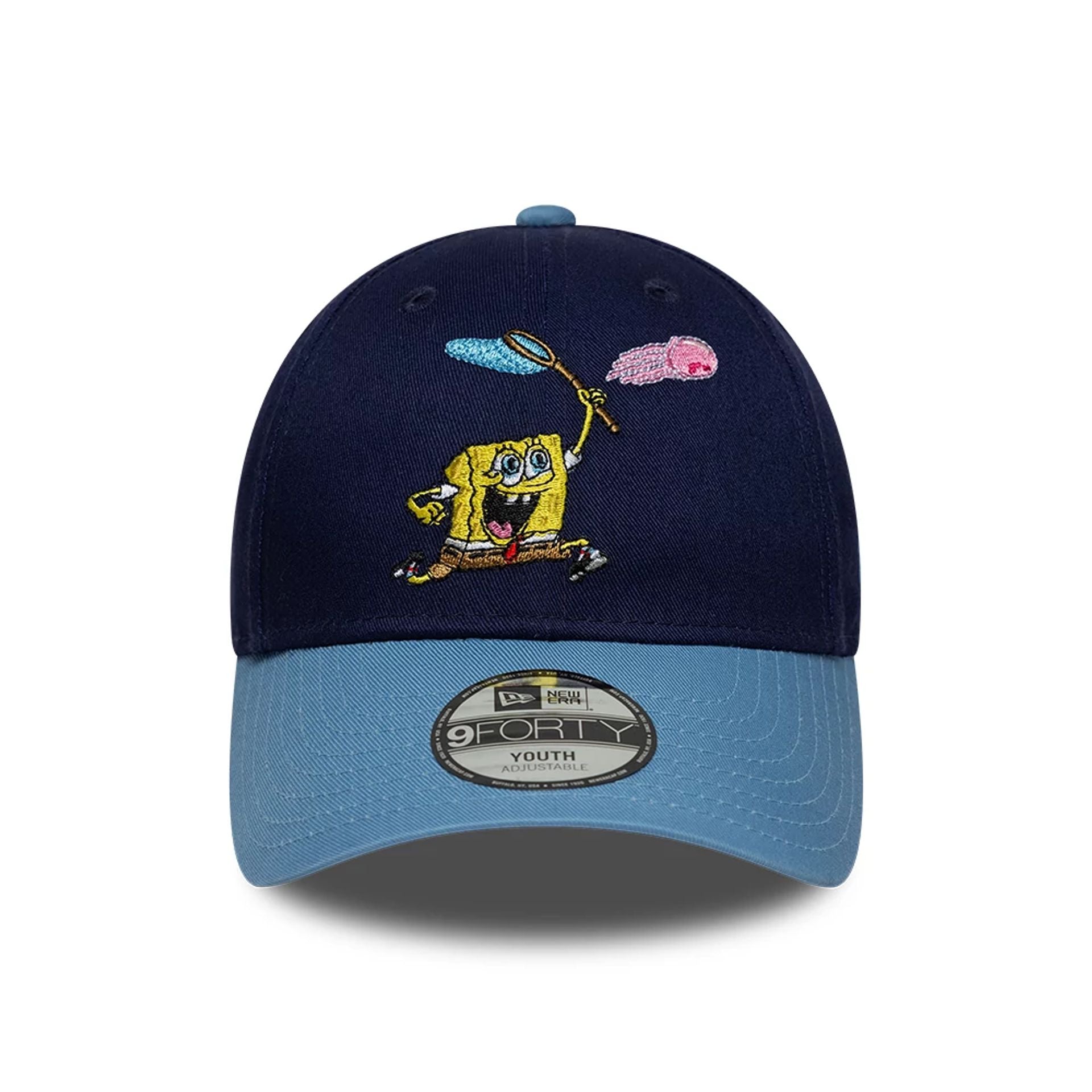 Youth Spongebob Squarepants Jellyfishing Dark Blue 9FORTY Adjustable Cap