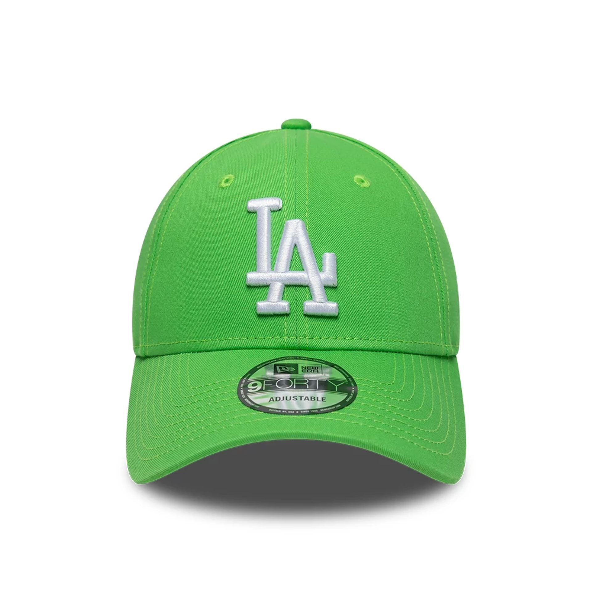 LA Dodgers MLB League Essential Open Green 9FORTY Adjustable Cap