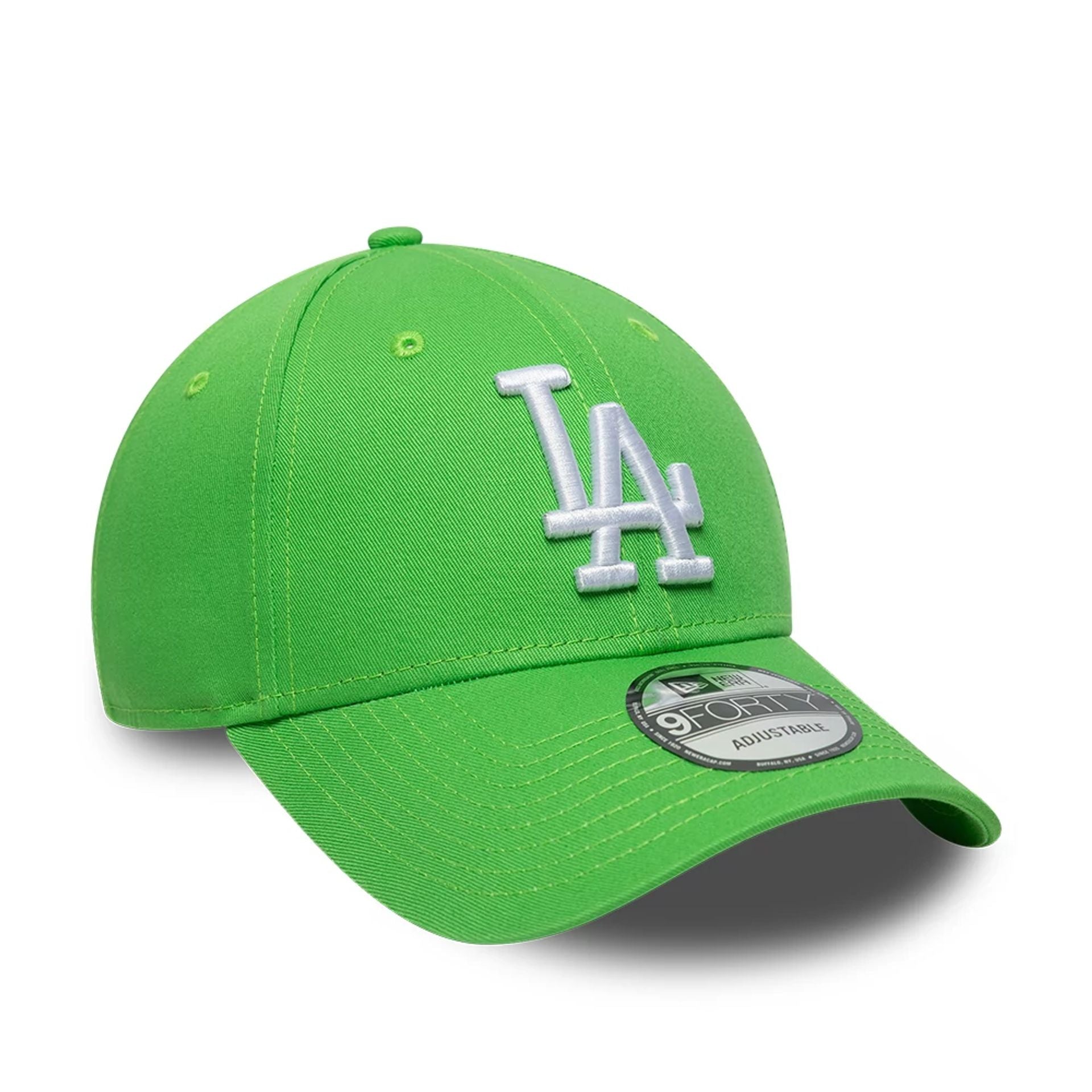 LA Dodgers MLB League Essential Open Green 9FORTY Adjustable Cap