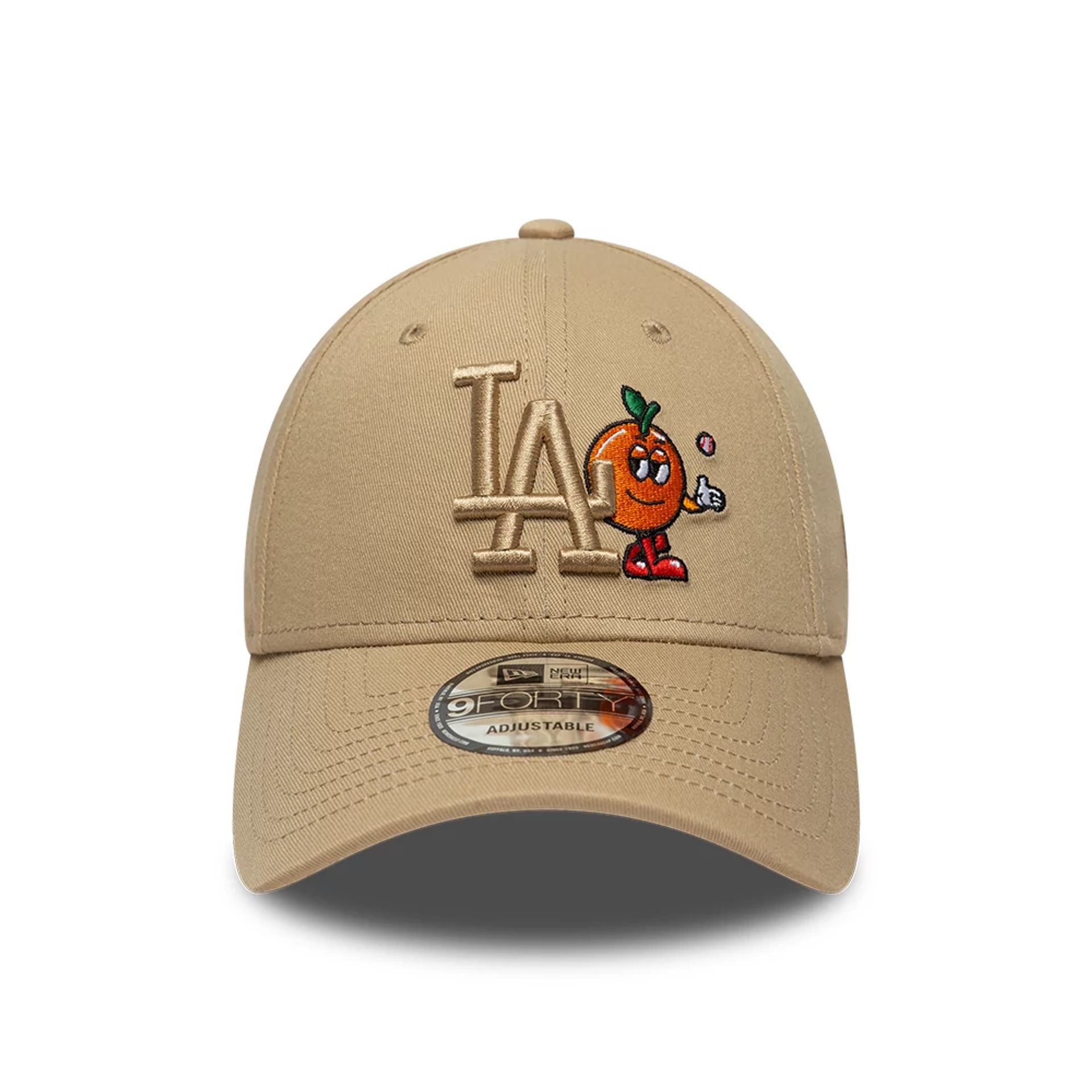 LA Dodgers MLB Icon Beige 9FORTY Adjustable Cap