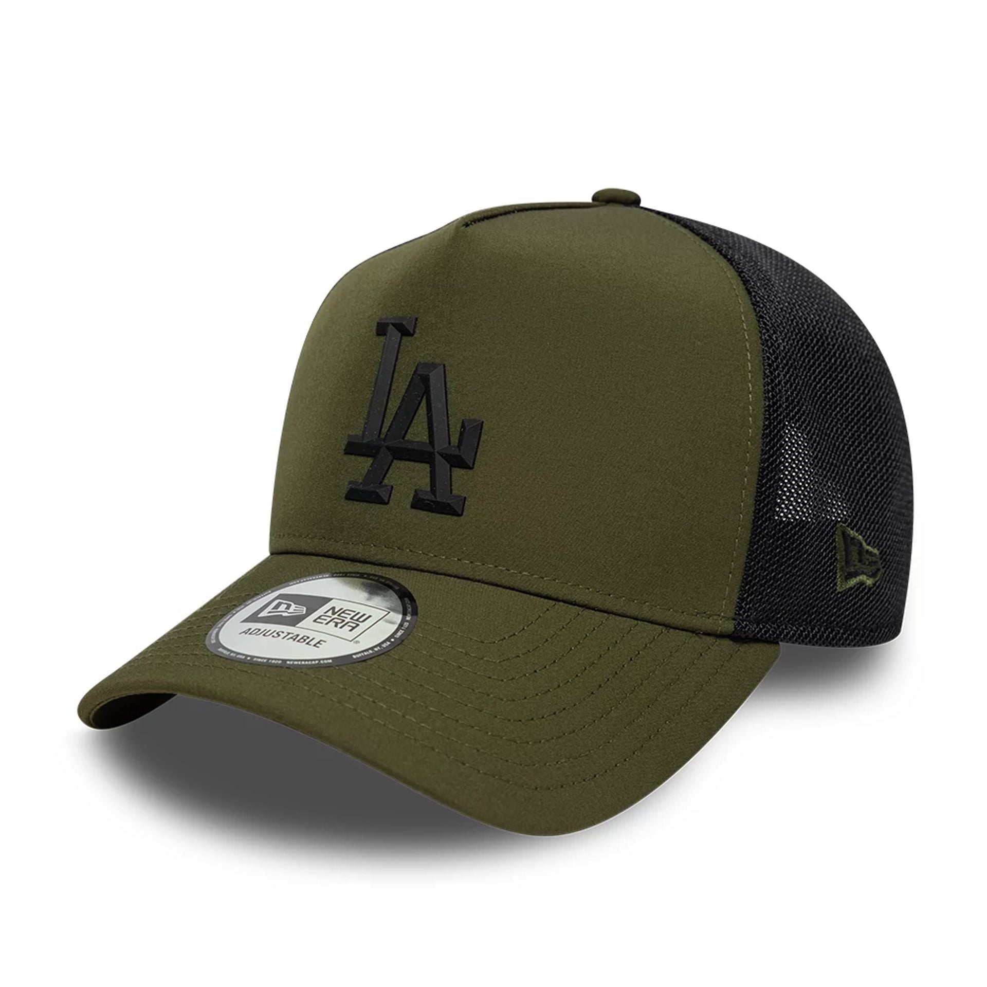 LA Dodgers MLB Sport Dark Green 9FORTY A-Frame Trucker Adjustable Cap