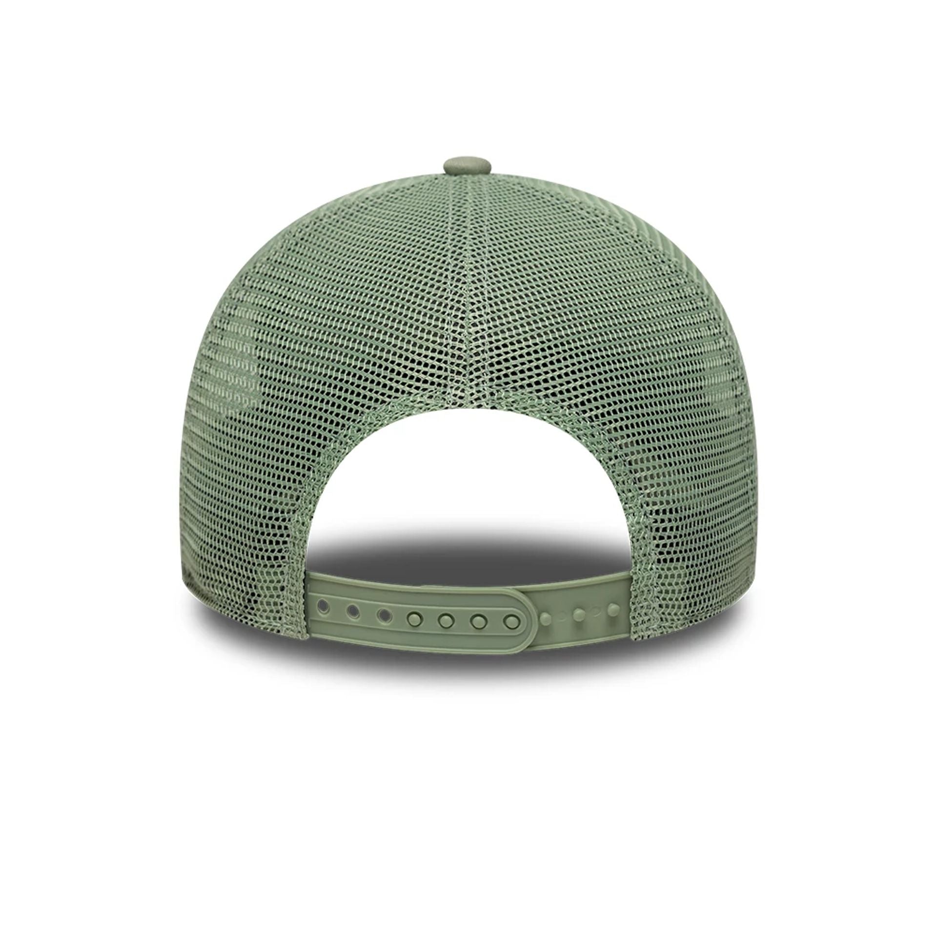 LA Dodgers MLB Outline Pastel Green 9FORTY E-Frame Trucker Adjustable Cap