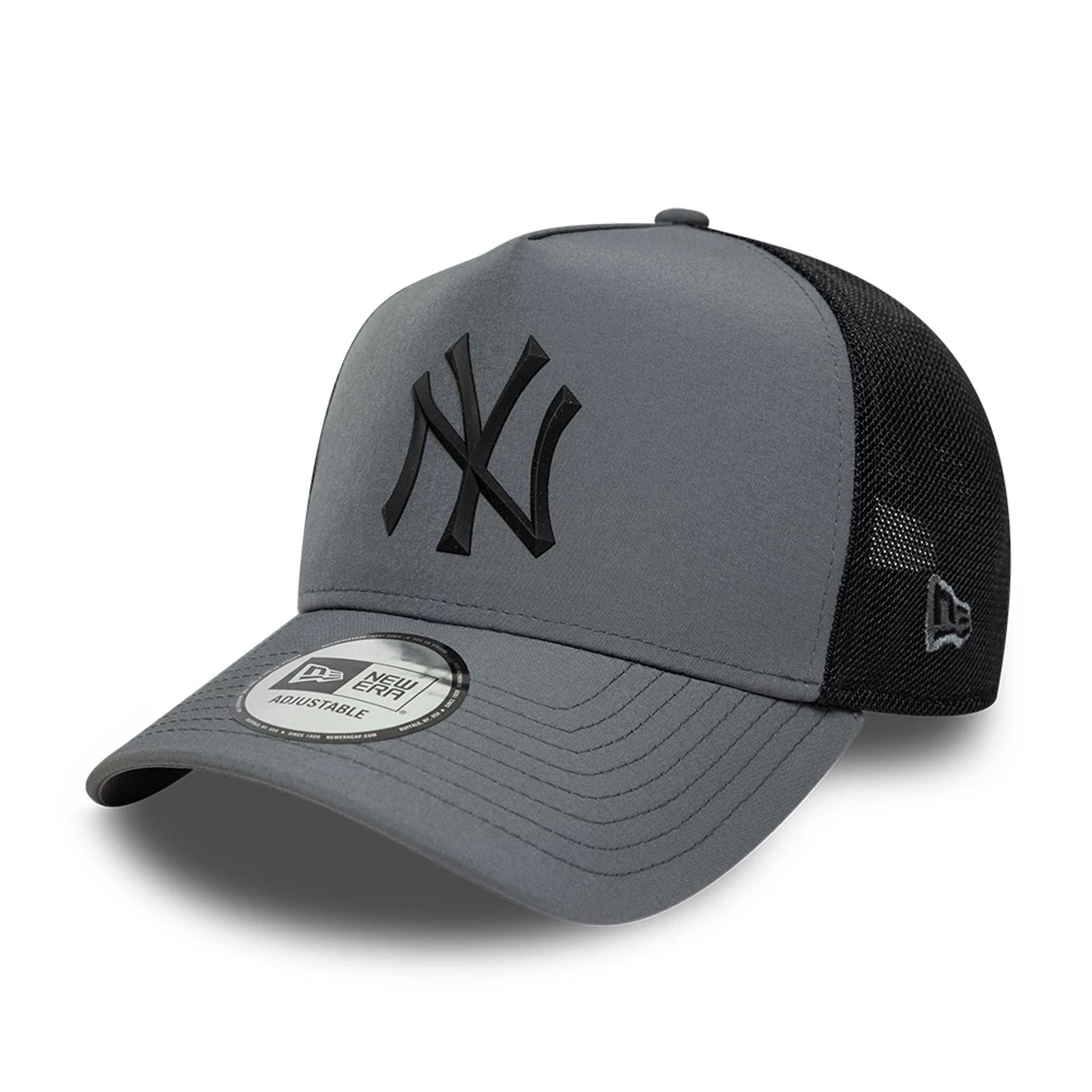 New York Yankees MLB Sport Charcoal 9FORTY A-Frame Trucker Adjustable Cap