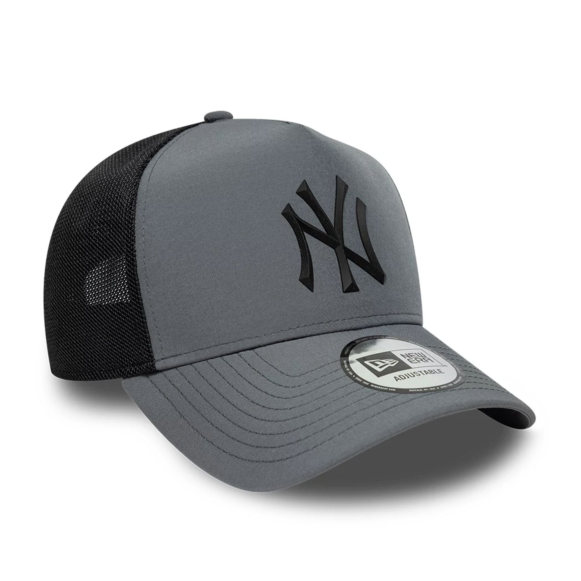 New York Yankees MLB Sport Charcoal 9FORTY A-Frame Trucker Adjustable Cap