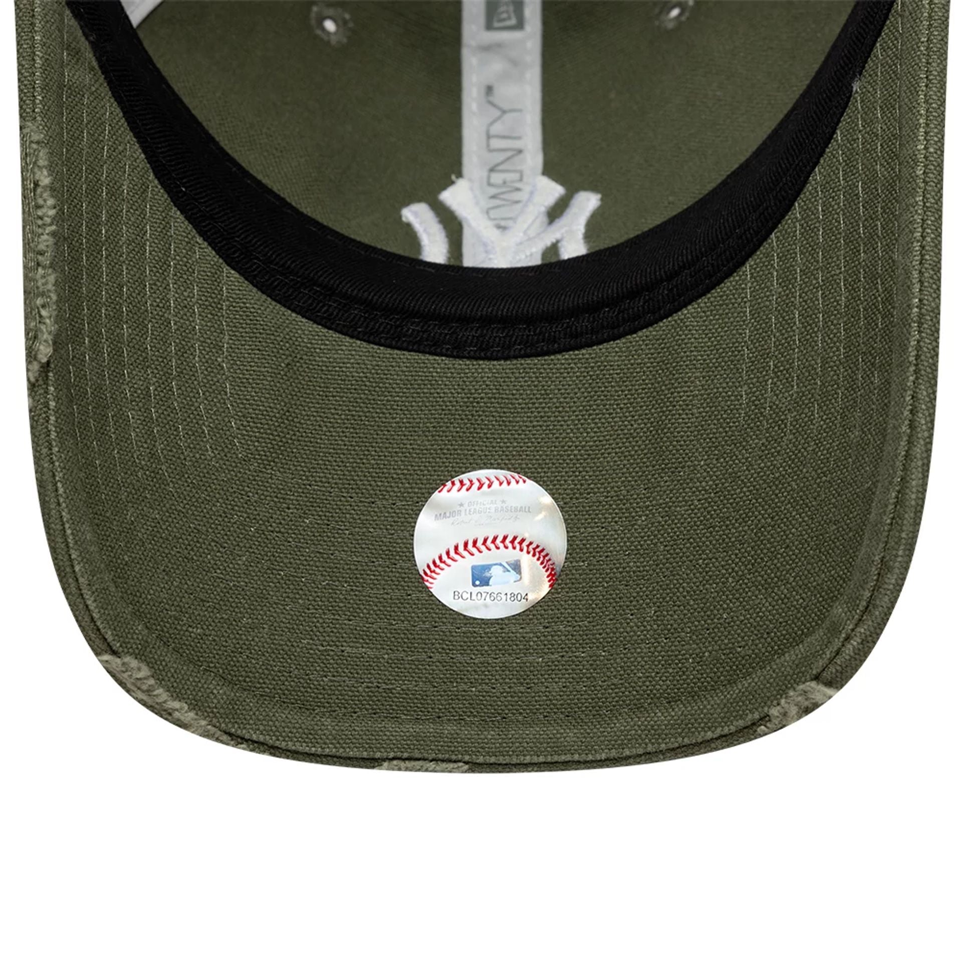 New York Yankees MLB Cotton Canvas Green 9TWENTY Trucker Adjustable Cap