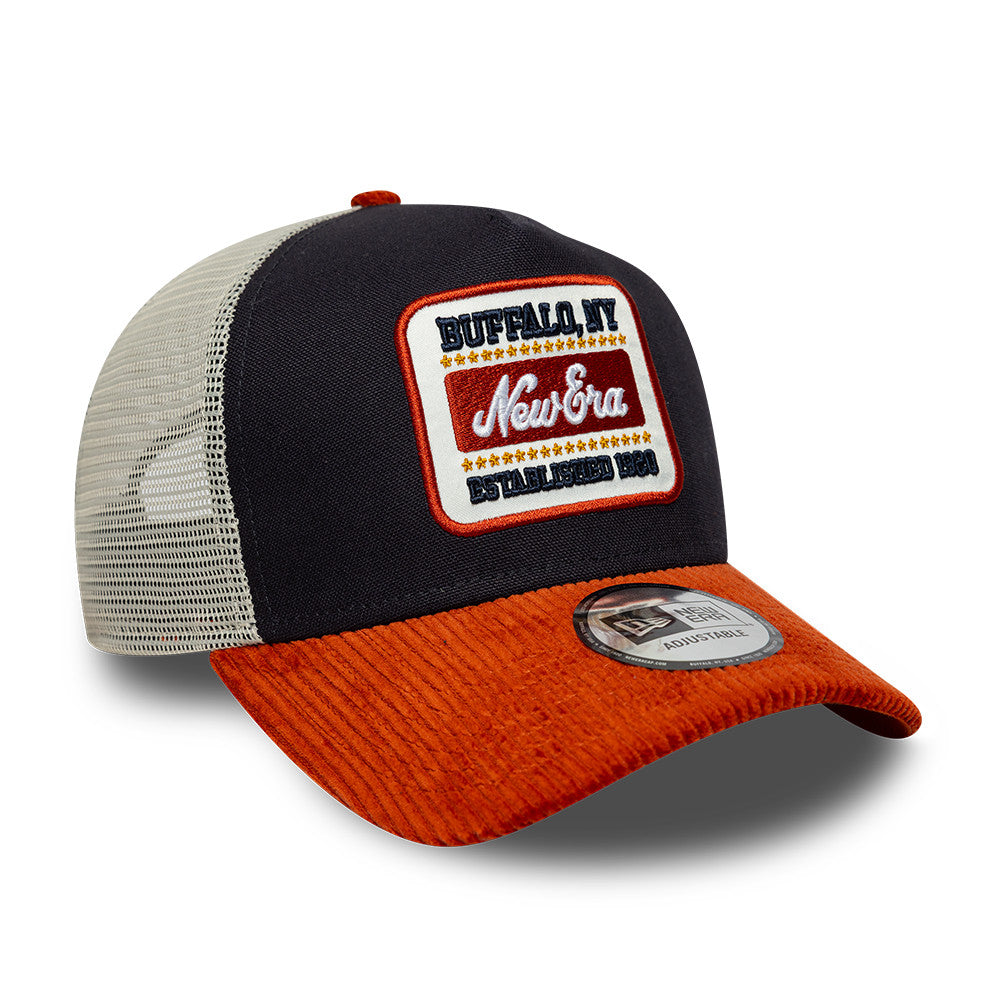 Trucker New Era Branded Navy Men Cap