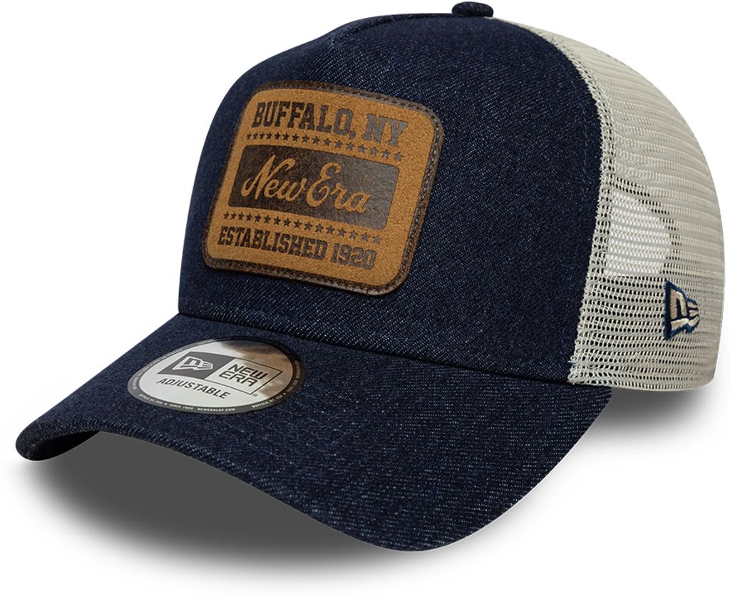Trucker New Era Branded Blue Men Cap