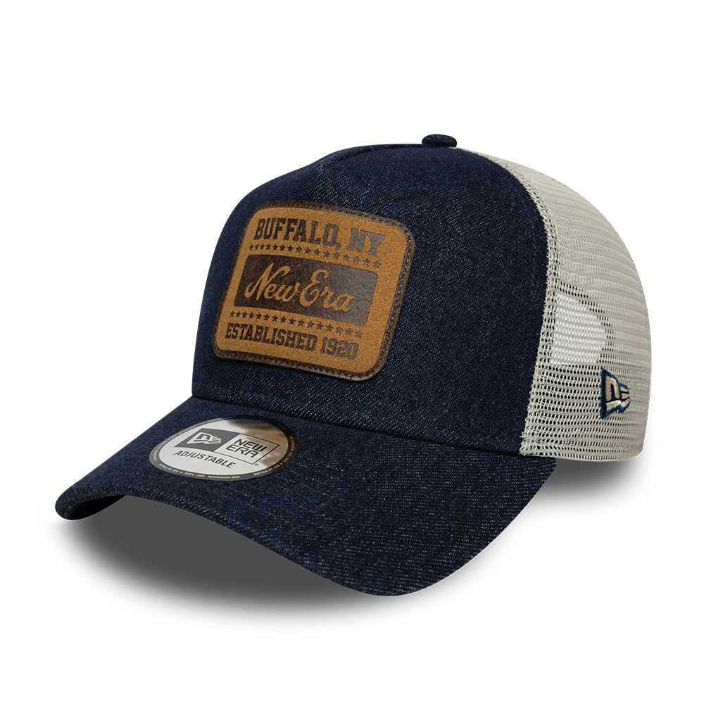 Trucker New Era Branded Blue Men Cap