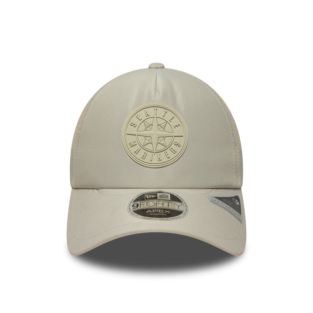 Seattle Mariners MLB Sporty Cream 9FORTY Apex Adjustable Cap