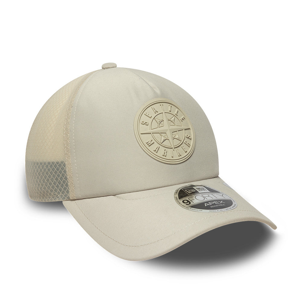Seattle Mariners MLB Sporty Cream 9FORTY Apex Adjustable Cap