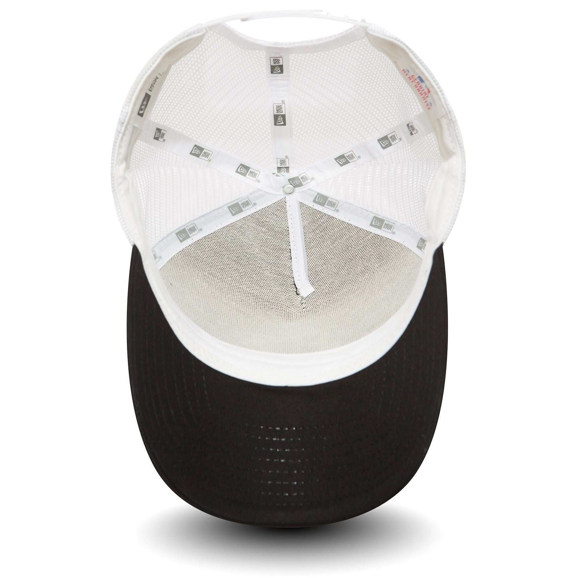 Official New Era LA Dodgers Black A-Frame Trucker Snapback Cap