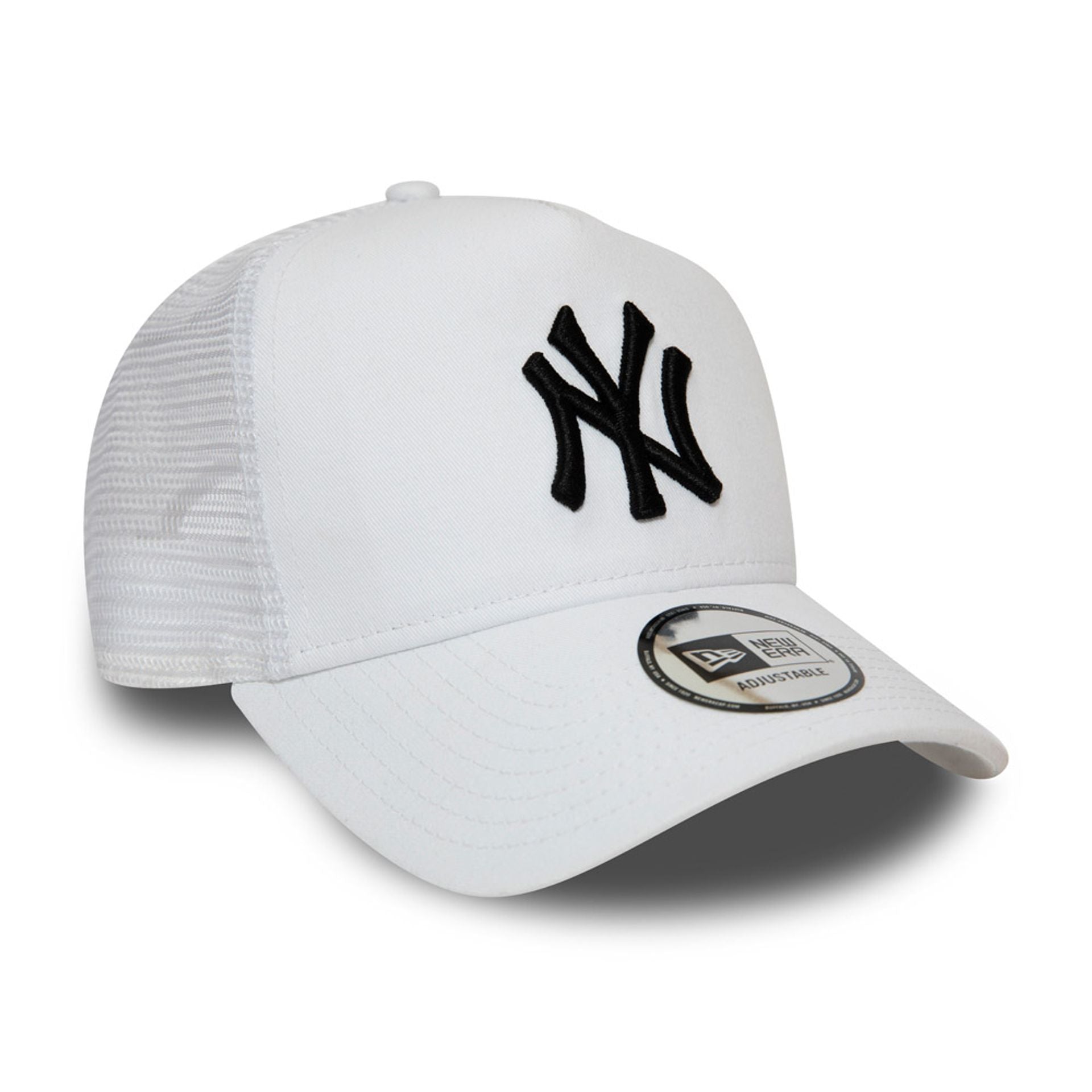 Official New Era New York Yankees White 9FORTY Trucker Cap