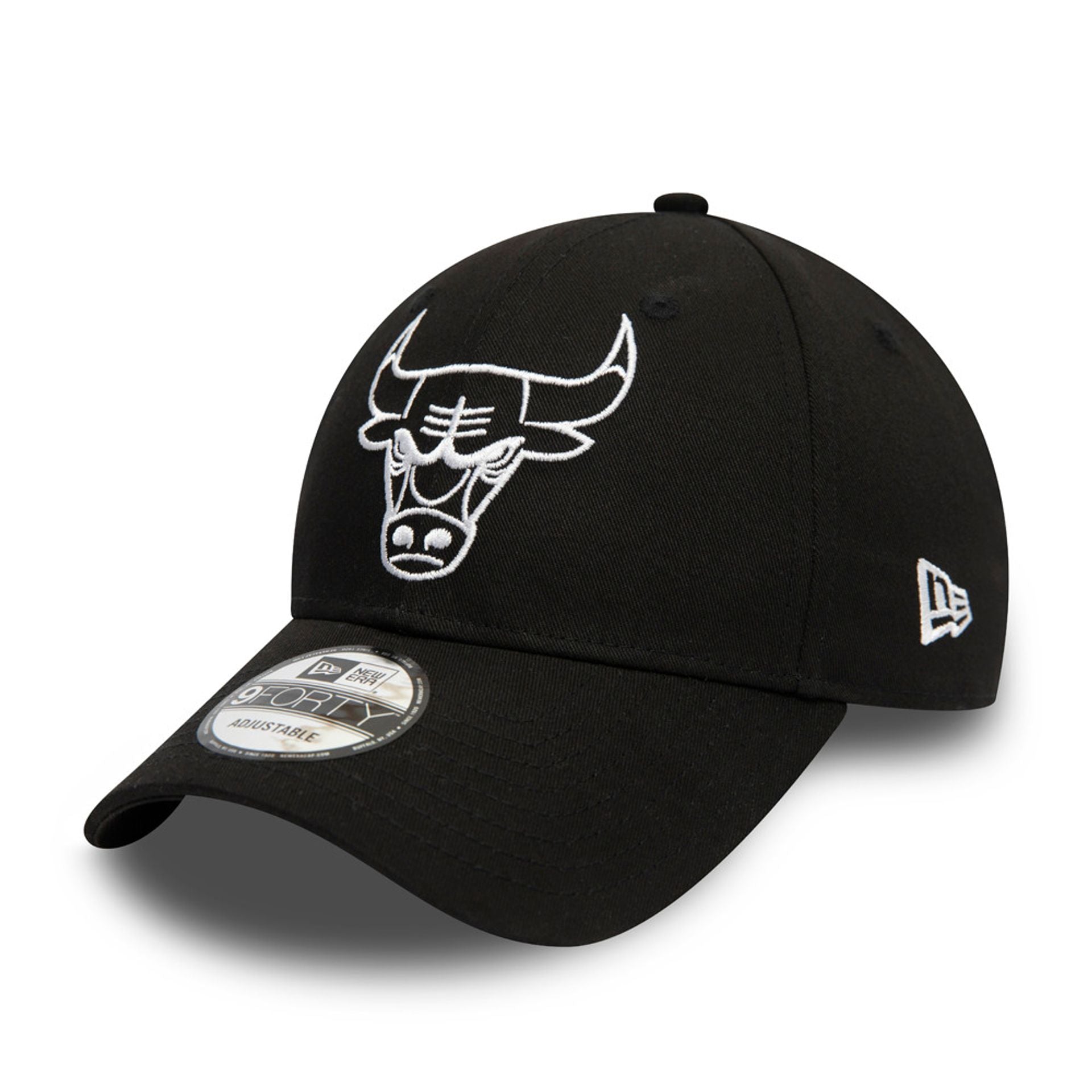 Chicago Bull Essential Outline Black 9FORTY Cap