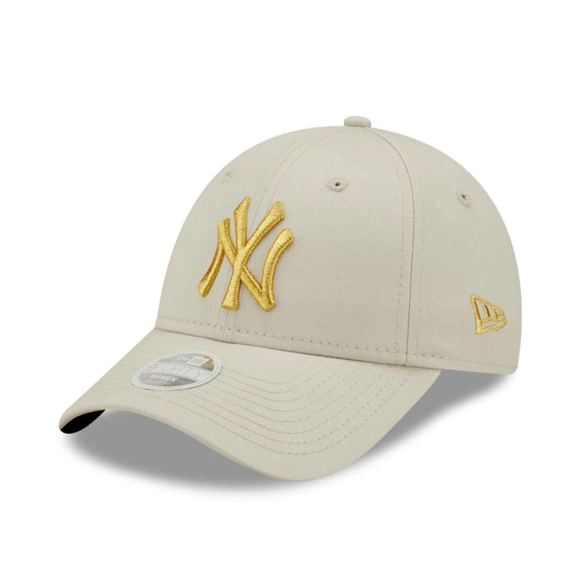 Official New Era Womens Metallic Logo New York Yankees 9FORTY Cap